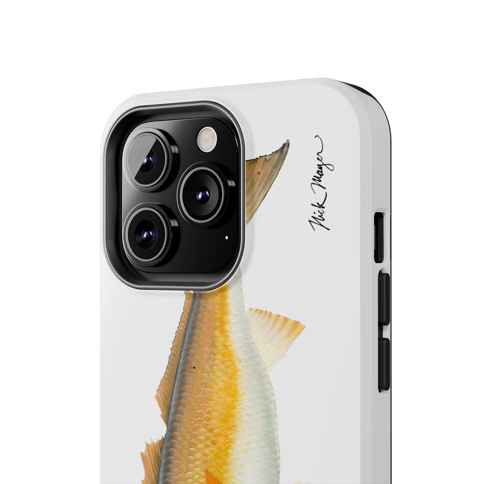 Bull Redfish White Phone Case (iPhone)