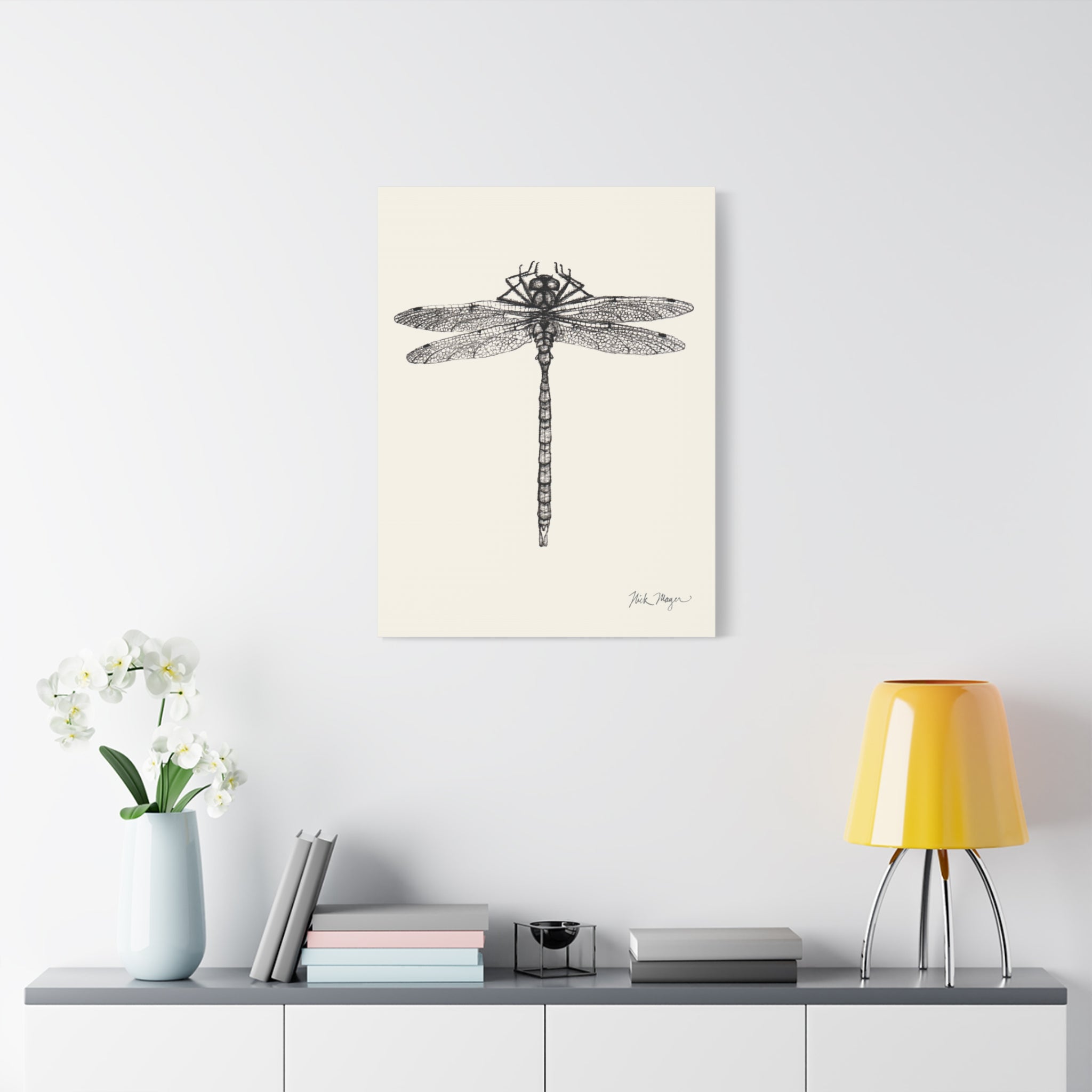 Dragonfly Canvas Print Printify