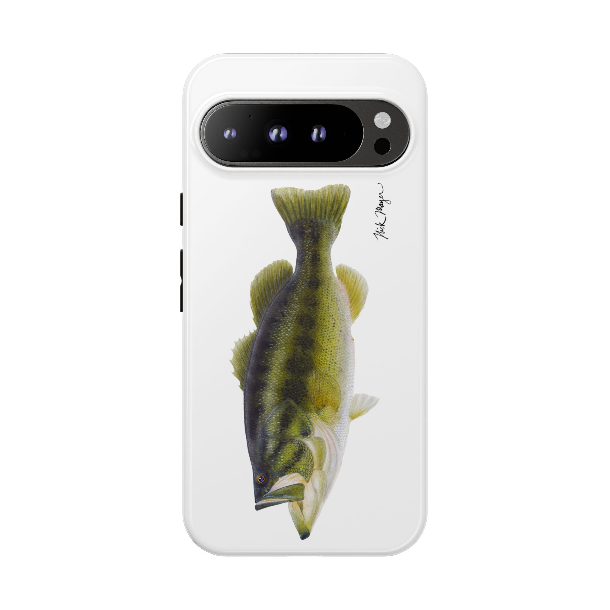 Largemouth Bass White Phone Case (Samsung) Printify