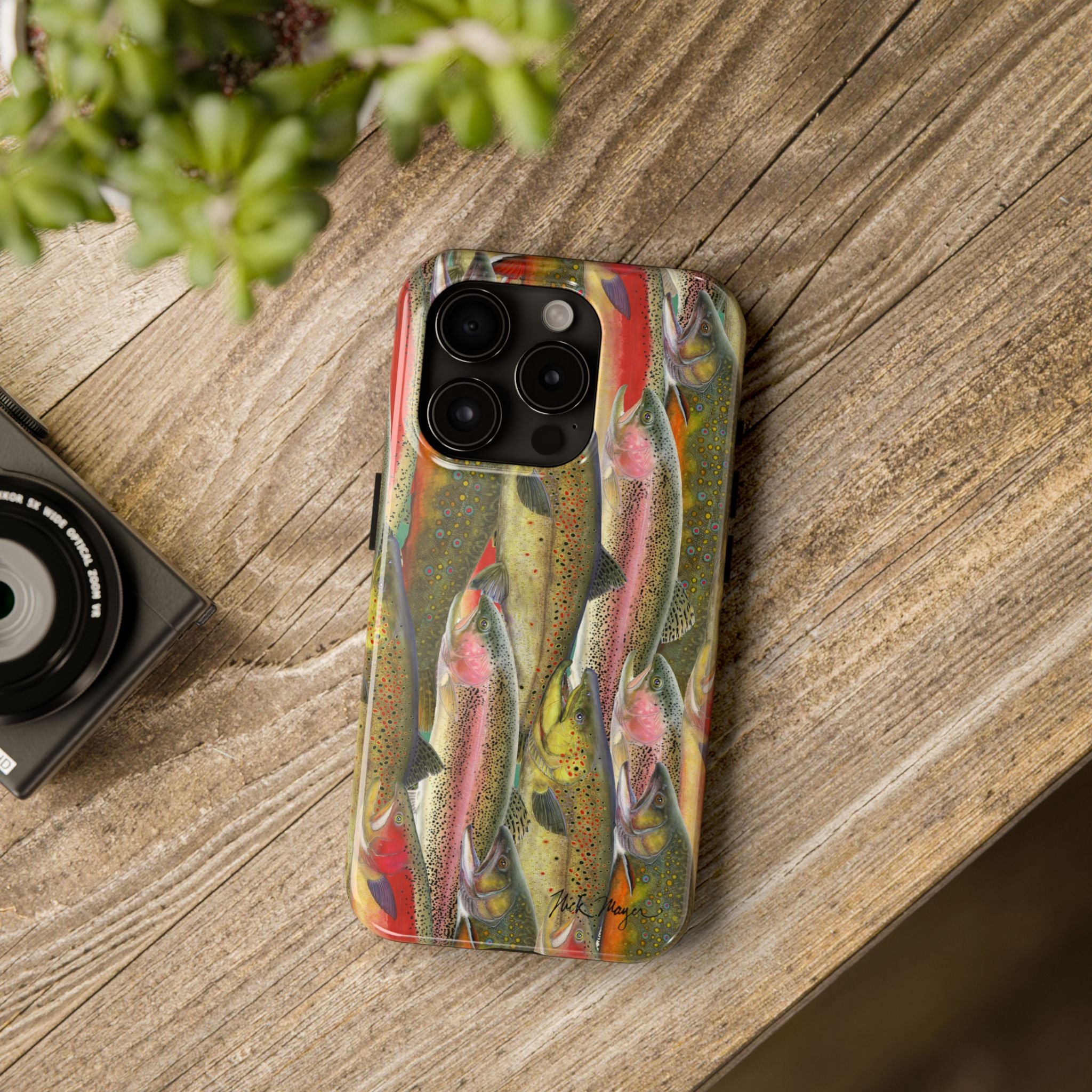 Trout Angler Phone Case (iPhone)