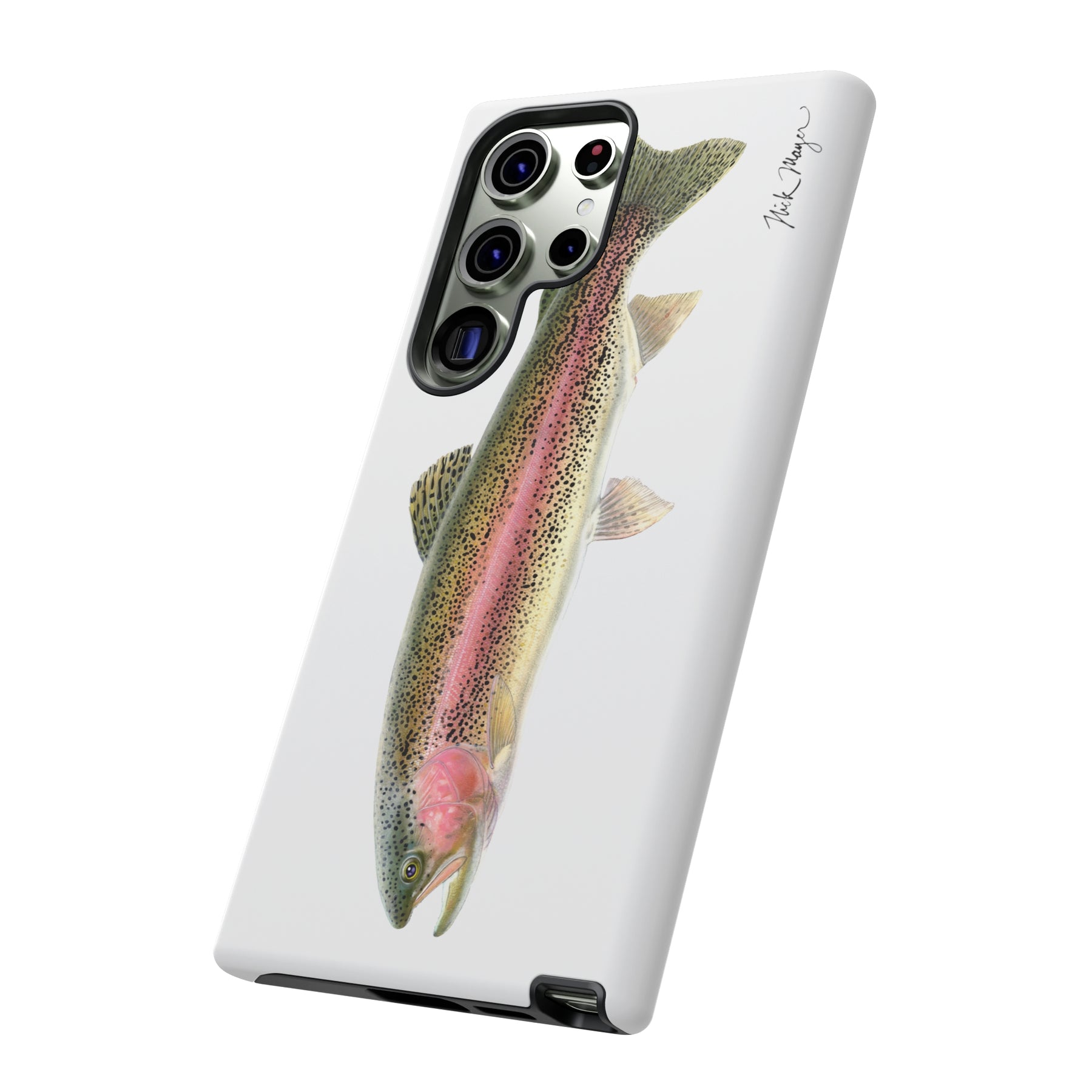 Elegant Rainbow Trout Phone Case for Samsung by Nick Mayer