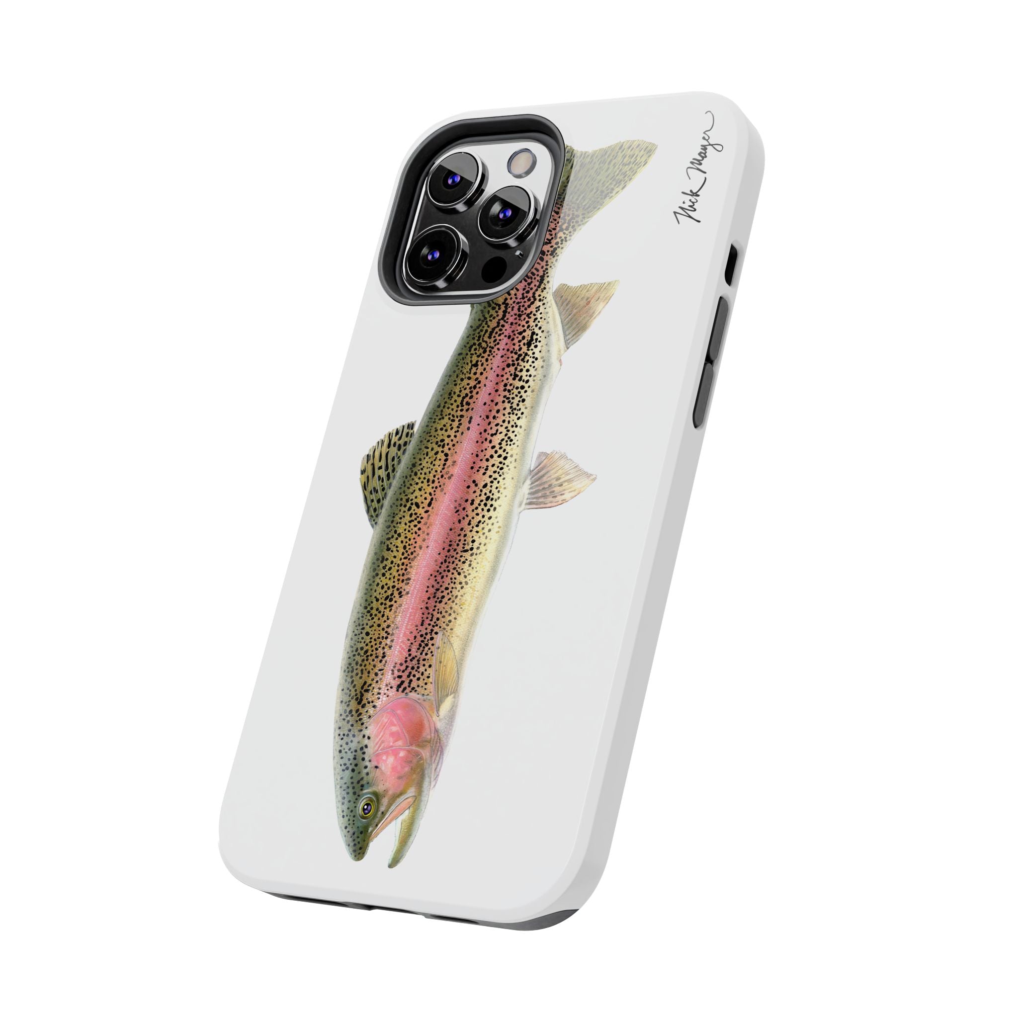 Rainbow Trout White Phone Case (iPhone)