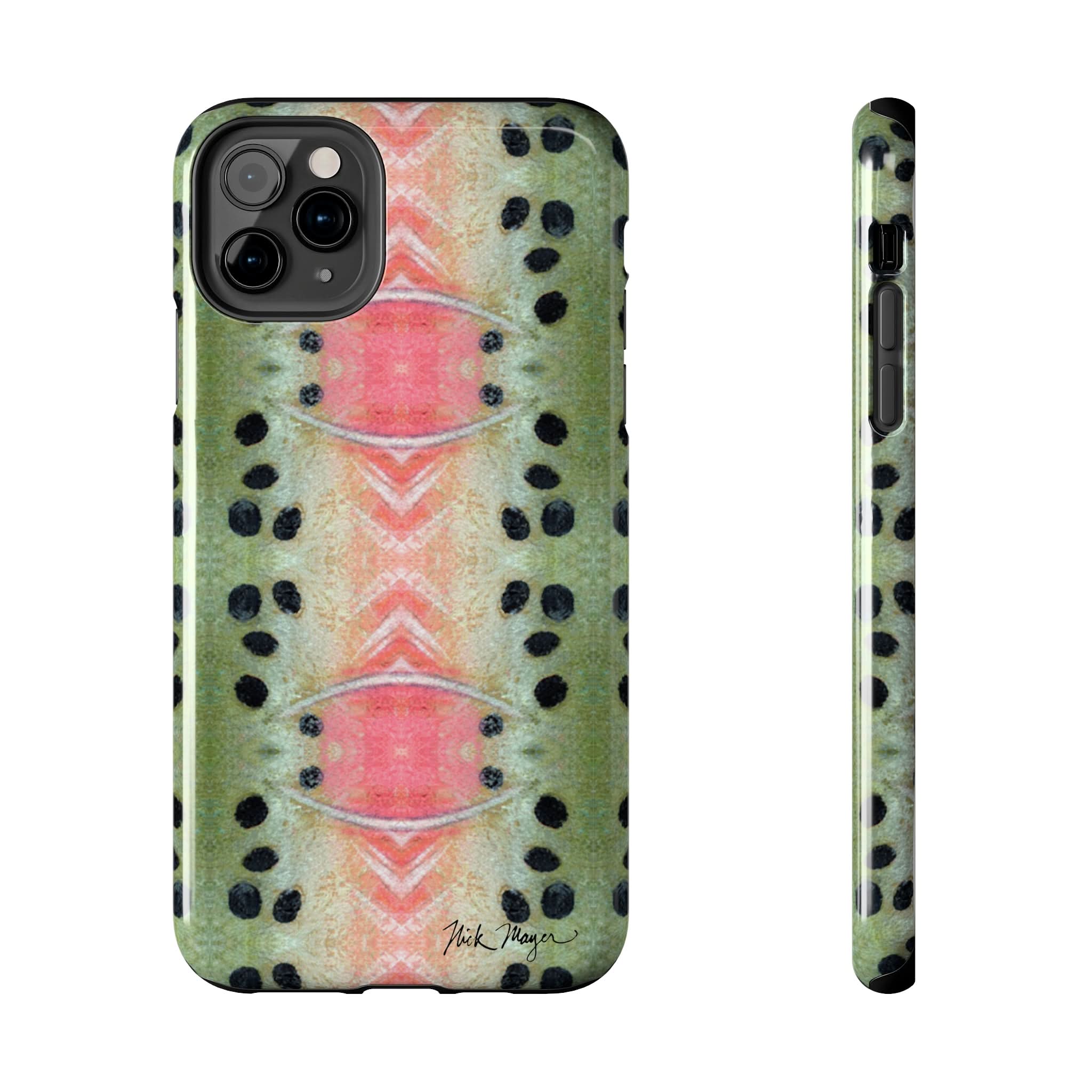 Rainbow Trout Pattern Phone Case (iPhone)