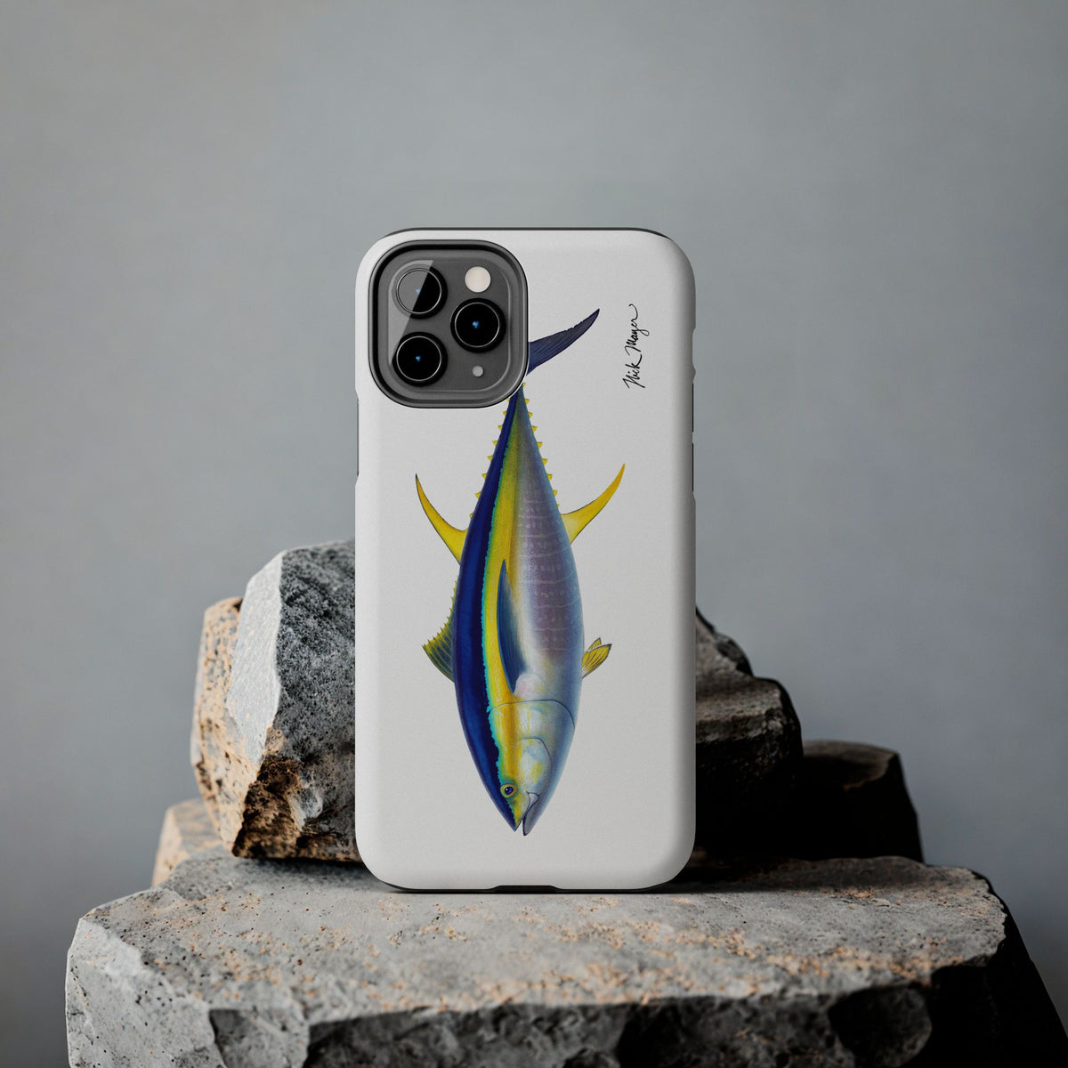 Yellowfin Tuna White Phone Case (iPhone) Printify