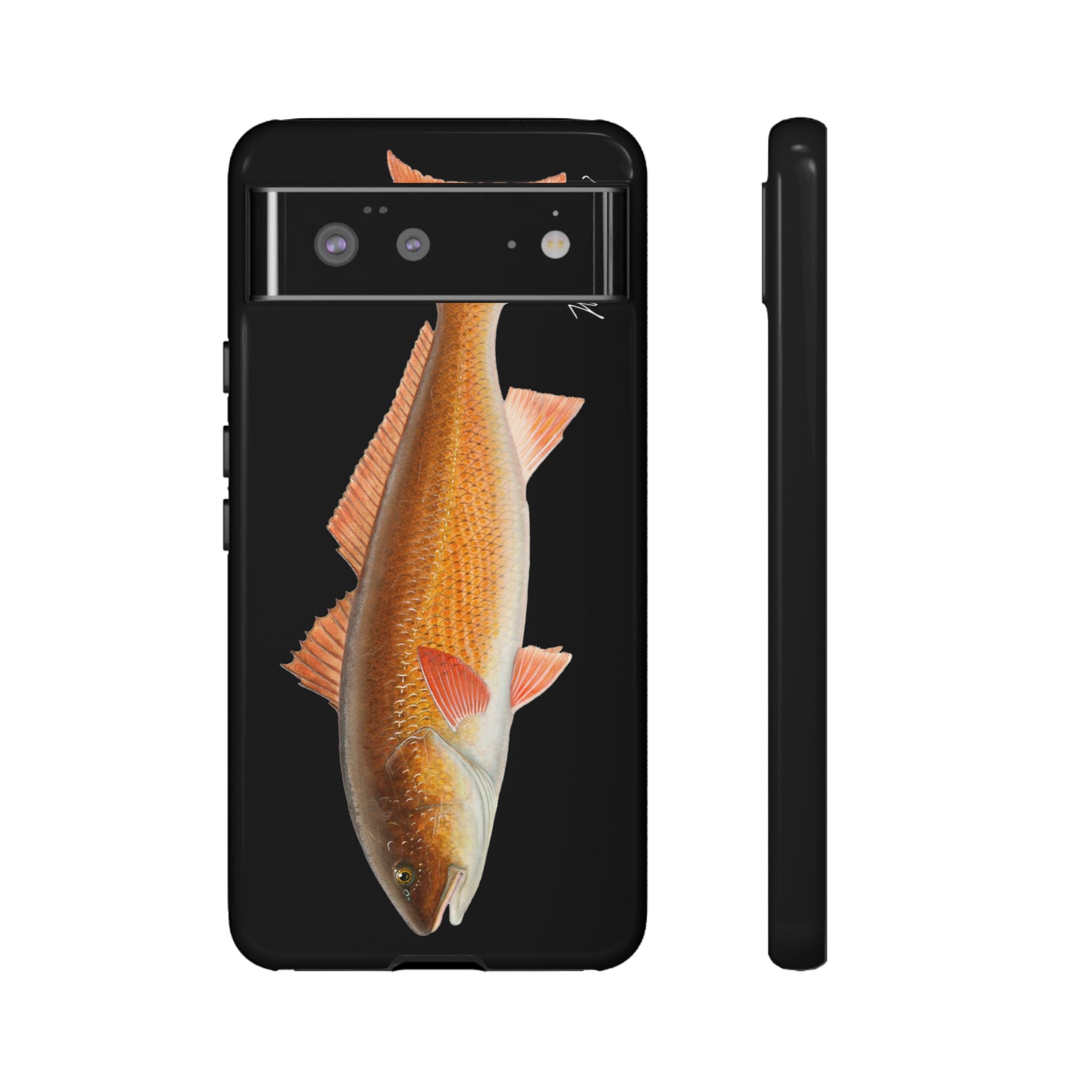 Redfish Black Phone Case (Samsung) Printify