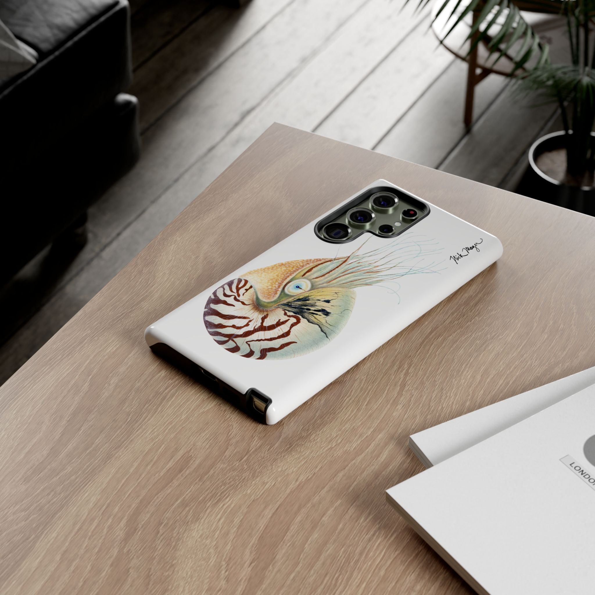 Chambered Nautilus Phone Case (Samsung) Printify