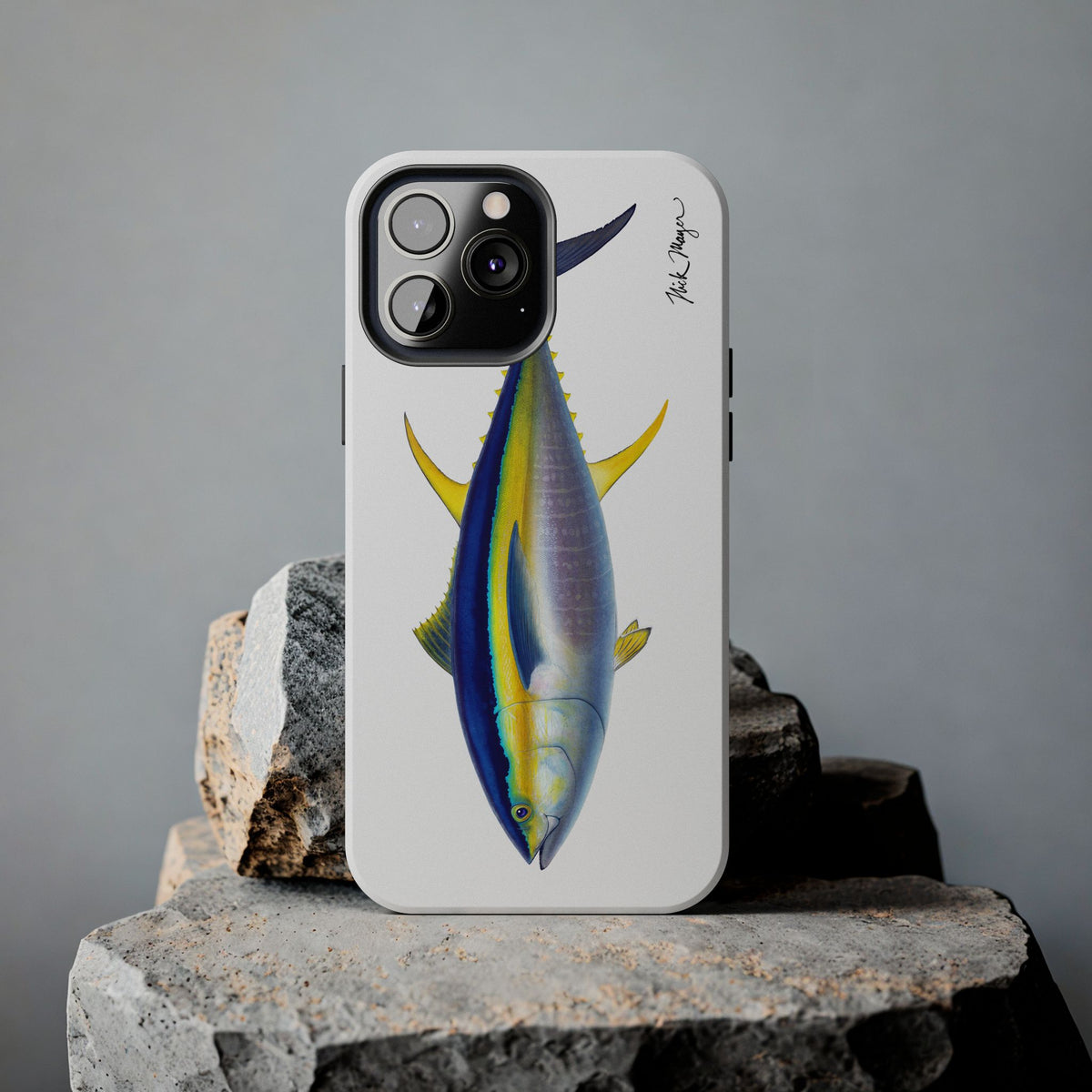 Yellowfin Tuna White Phone Case (iPhone) Printify