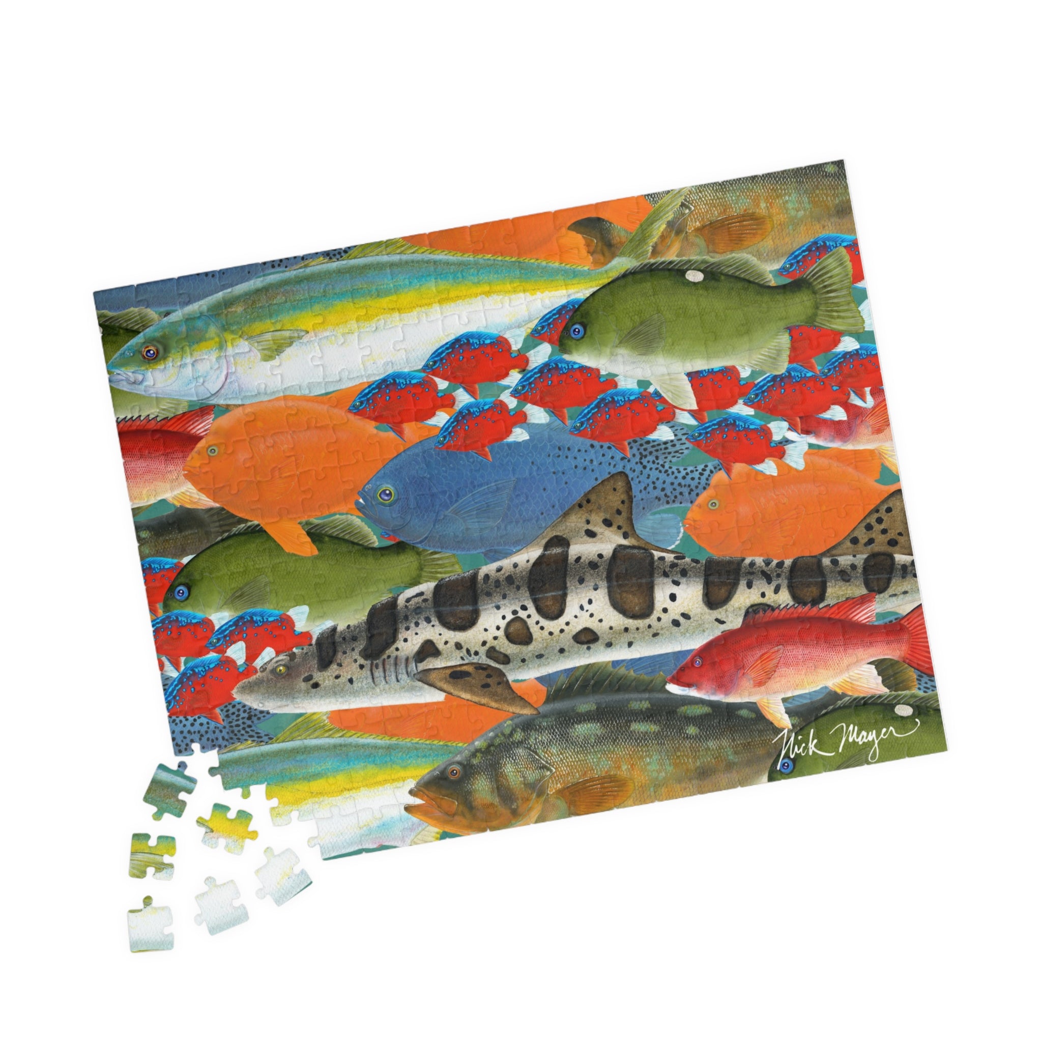California Dive Fish Puzzle (110, 252, 520, 1014-piece)