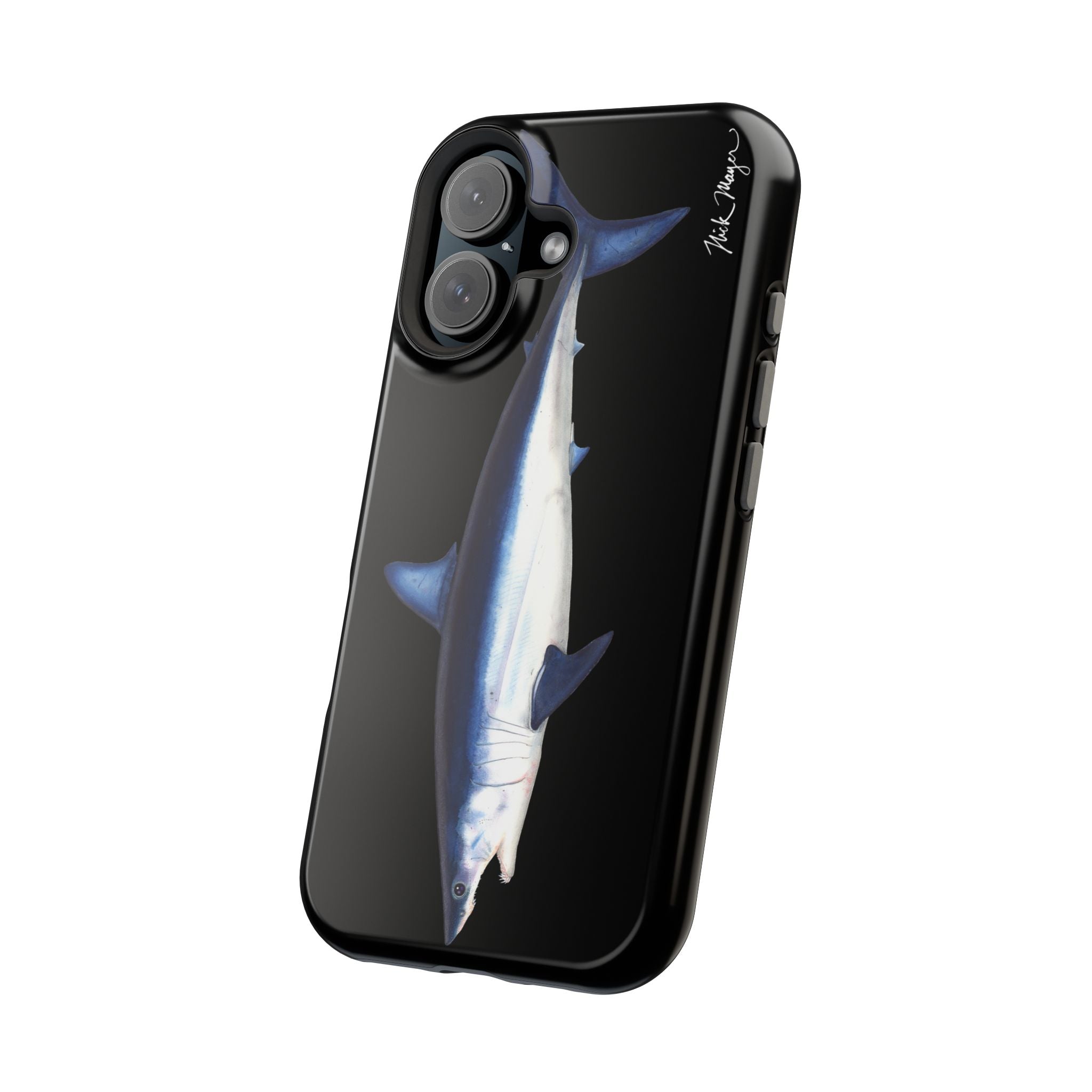 Mako Shark MagSafe Black iPhone Case