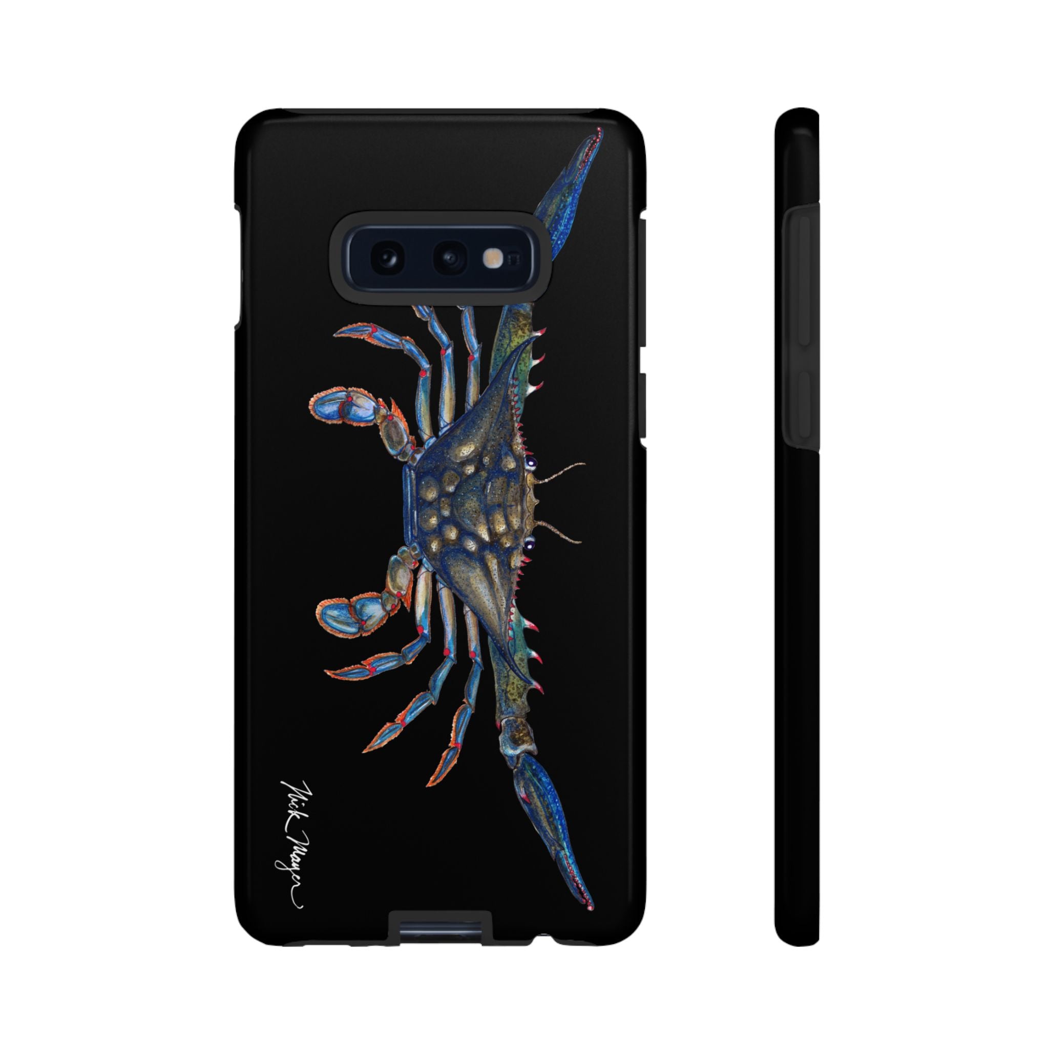 Blue Crab Black Phone Case (Samsung)