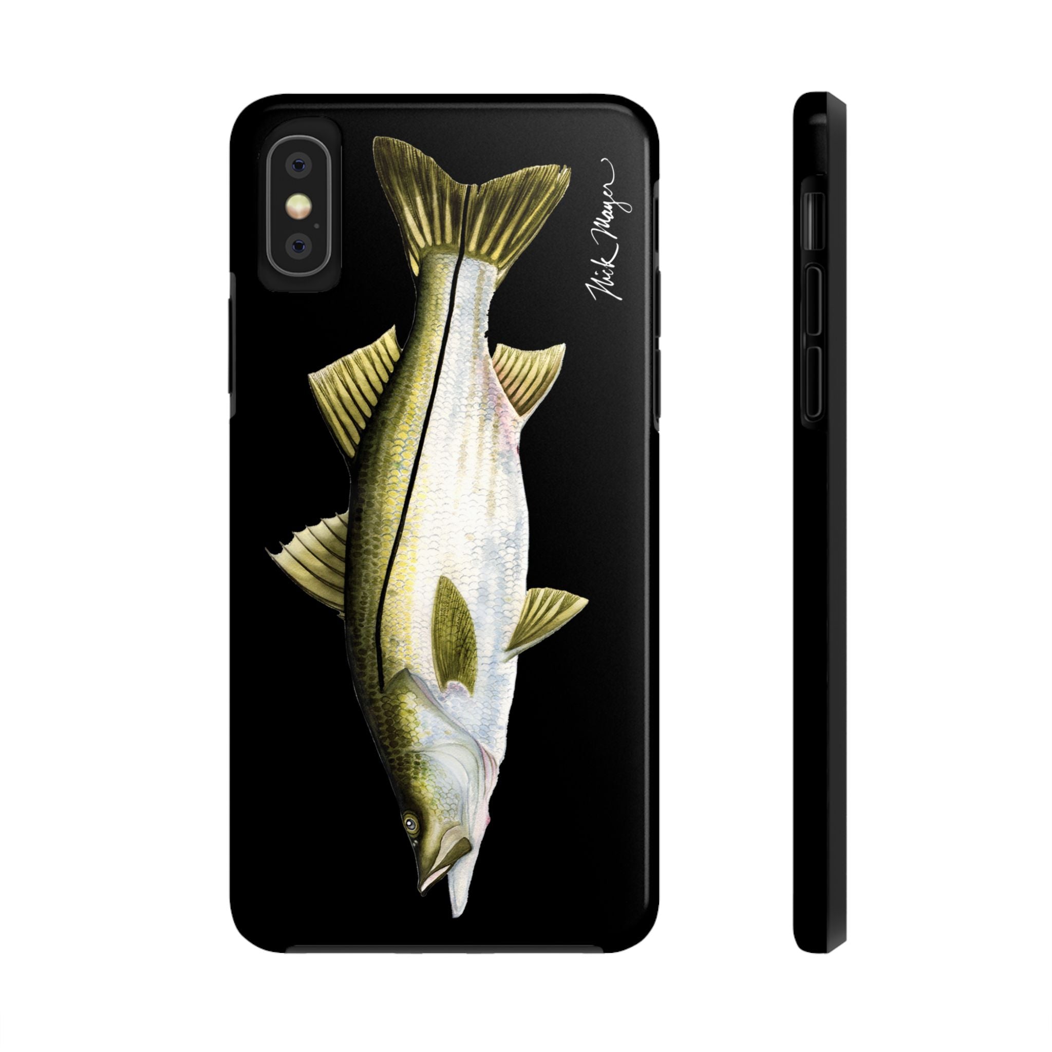 Snook Black Phone Case (iPhone)