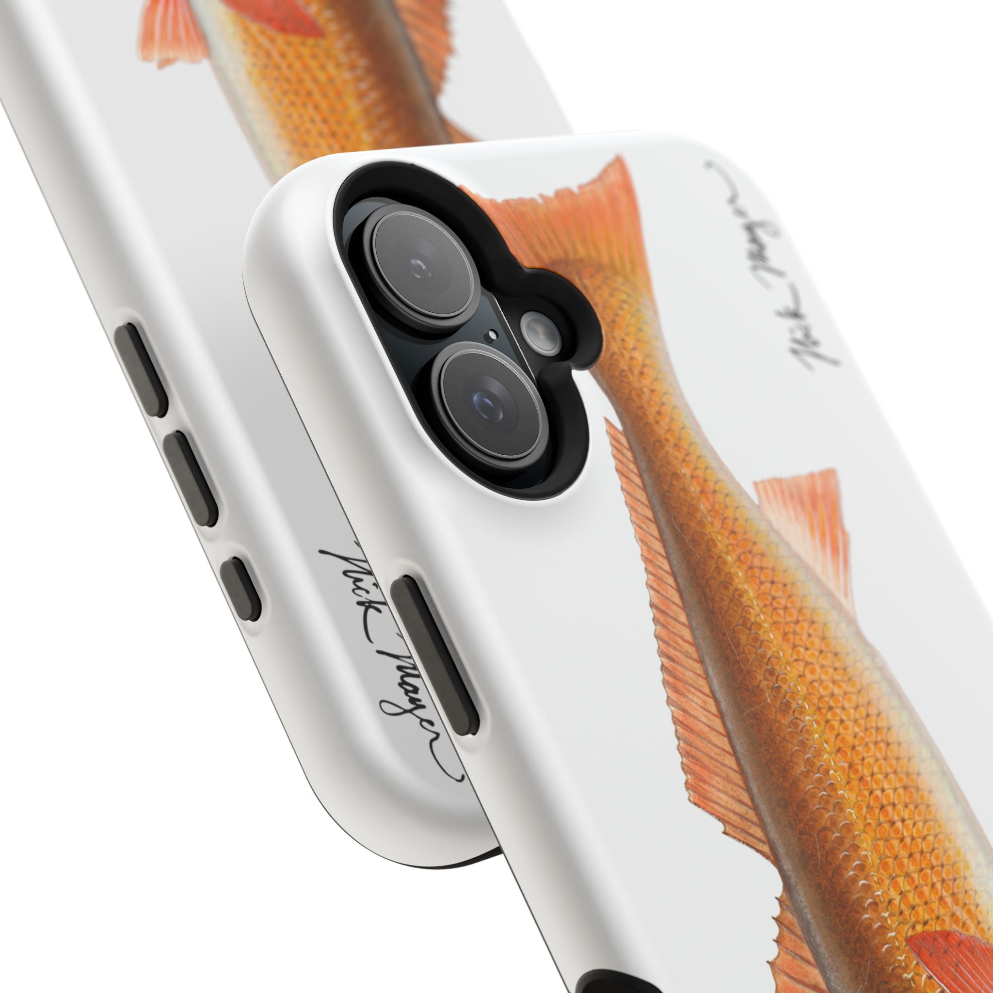 Redfish MagSafe White iPhone Case