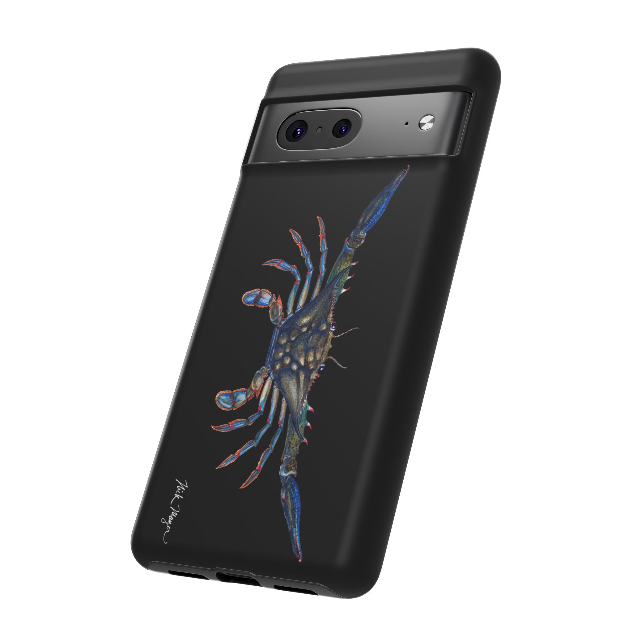 Blue Crab Black Phone Case (Samsung)