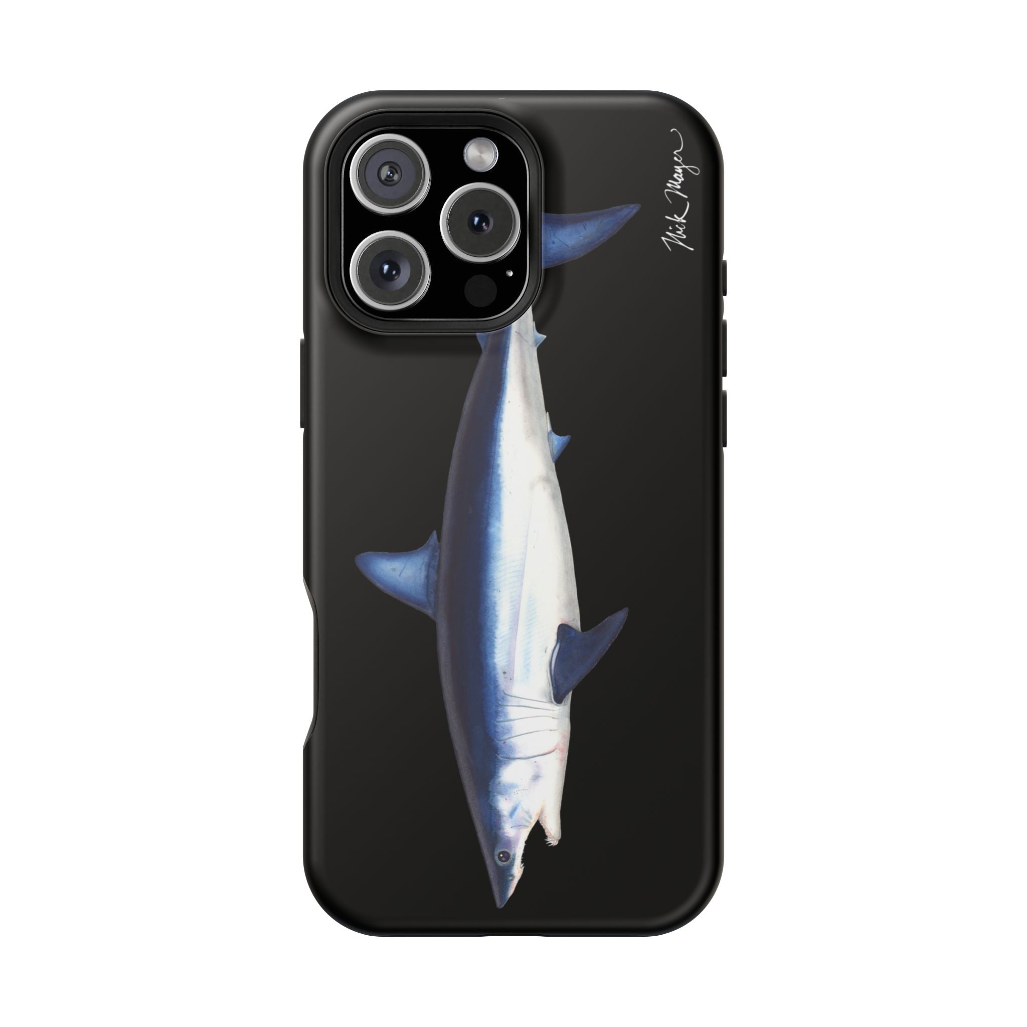 Mako Shark MagSafe Black iPhone Case