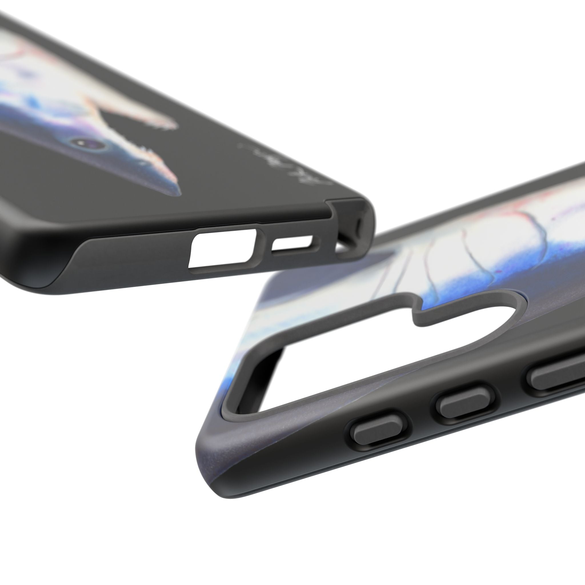 Mako Shark Face Black Phone Case (Samsung) Printify