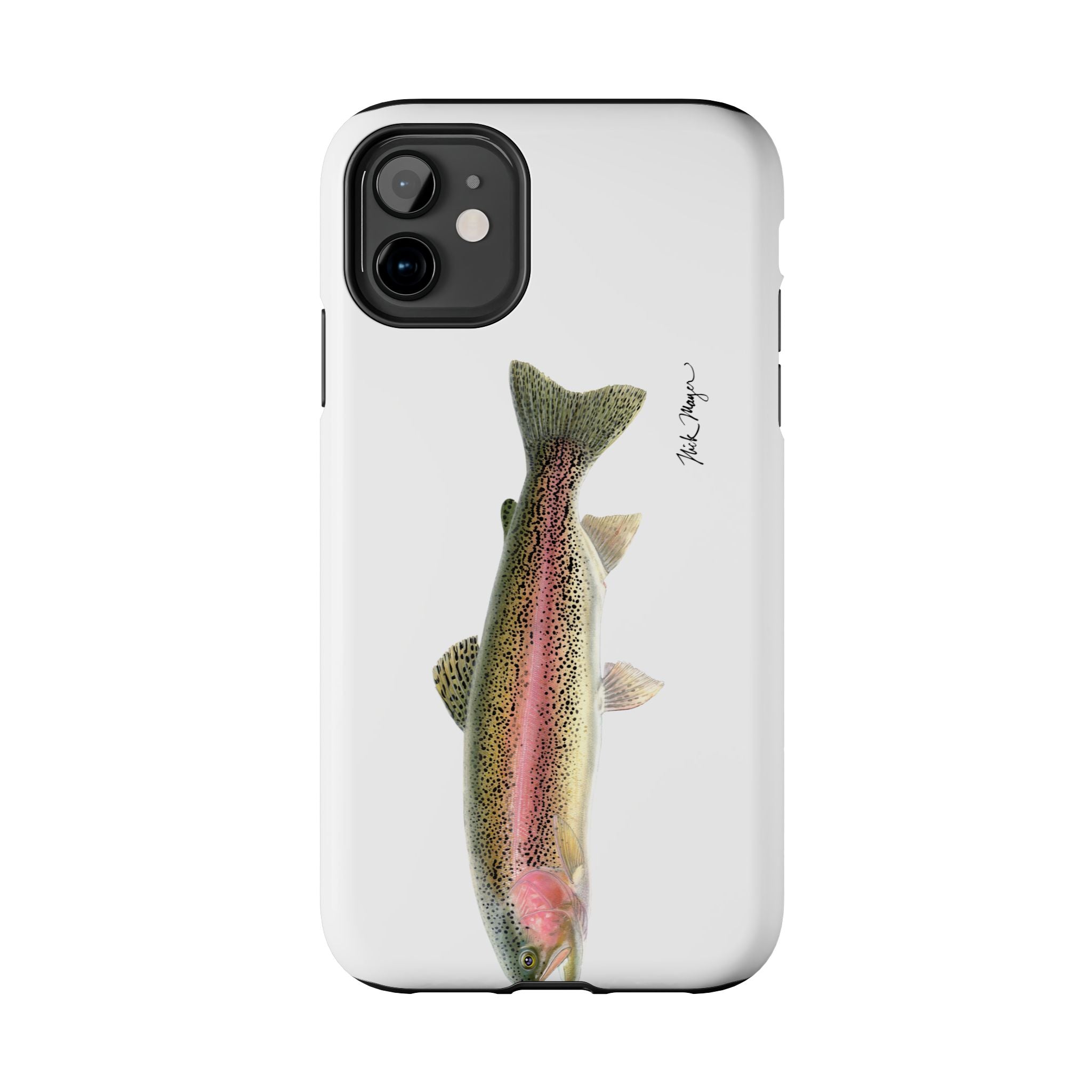 Rainbow Trout White Phone Case (iPhone)