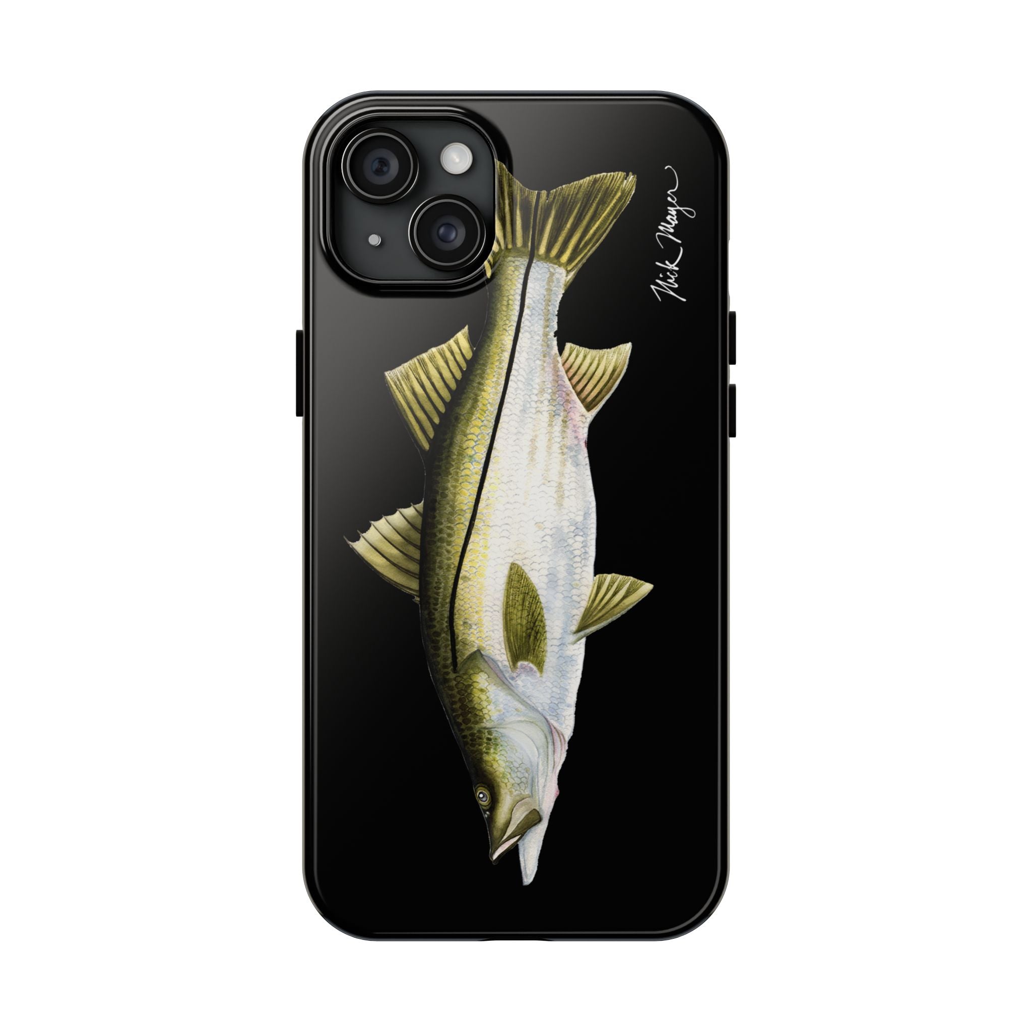 Snook Black Phone Case (iPhone)