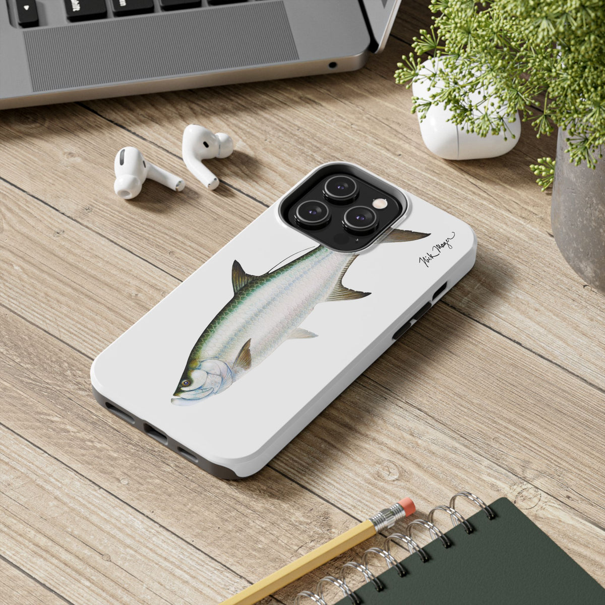 Tarpon White Phone Case (iPhone) Printify