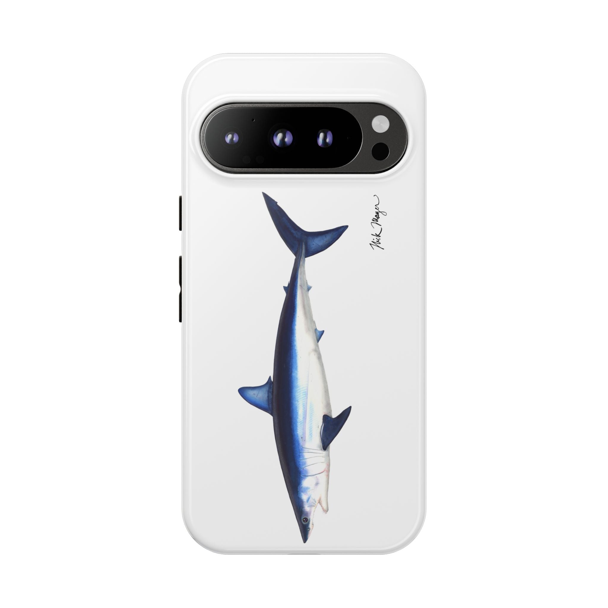Mako Shark White Phone Case (Samsung)