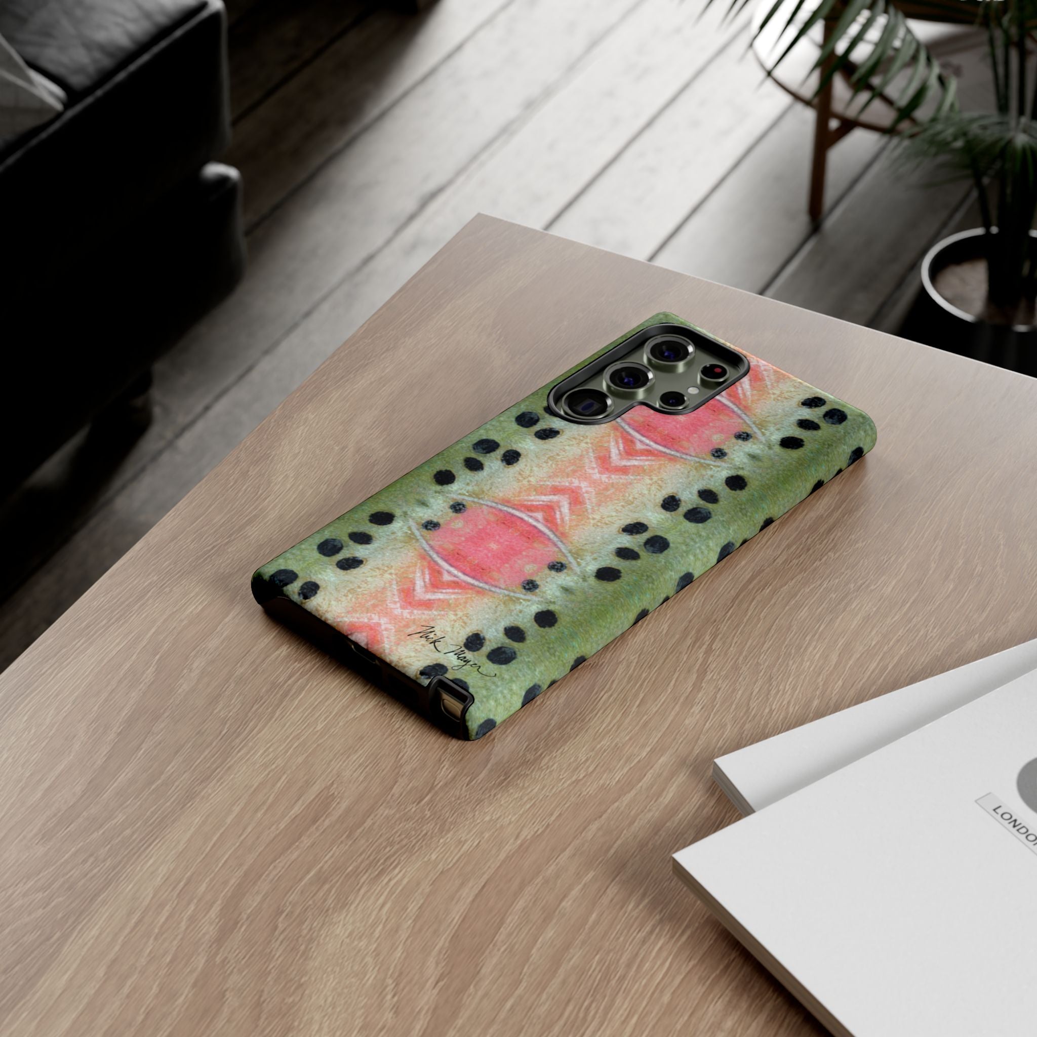 Rainbow Trout Pattern Phone Case (Samsung) Printify