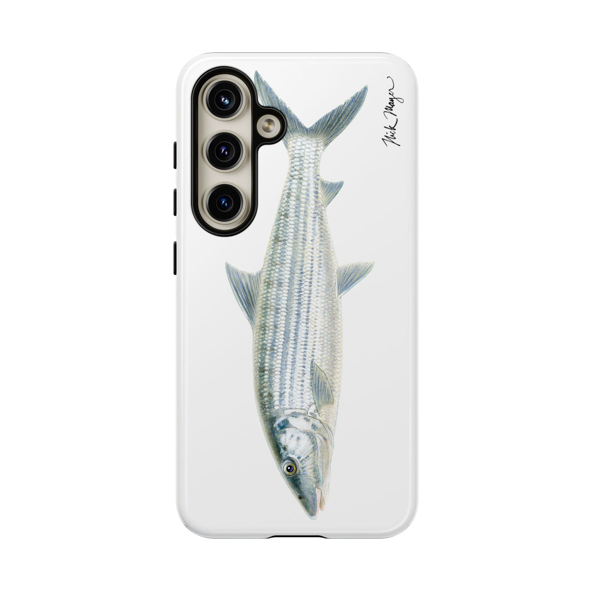 Bonefish White Phone Case (Samsung) Printify