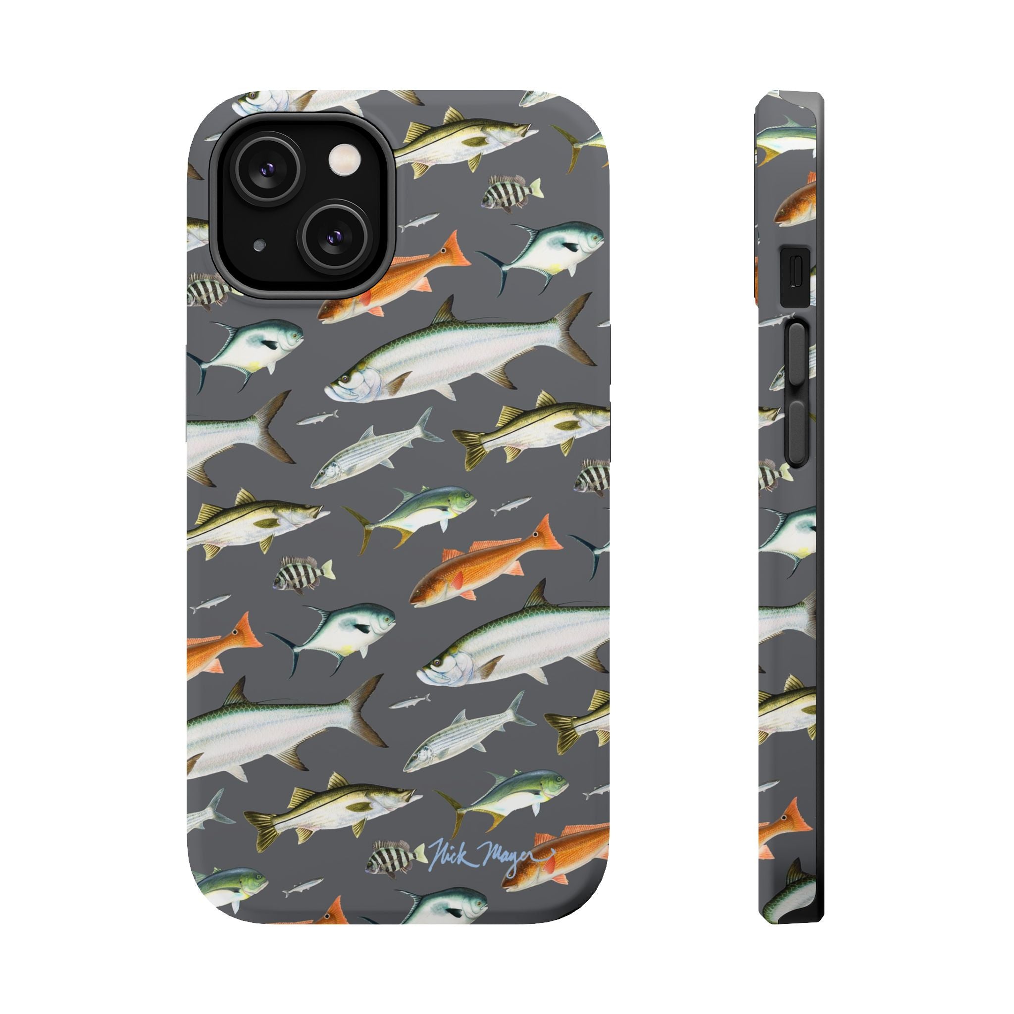 NEW Southern Fish Grey MagSafe iPhone Case