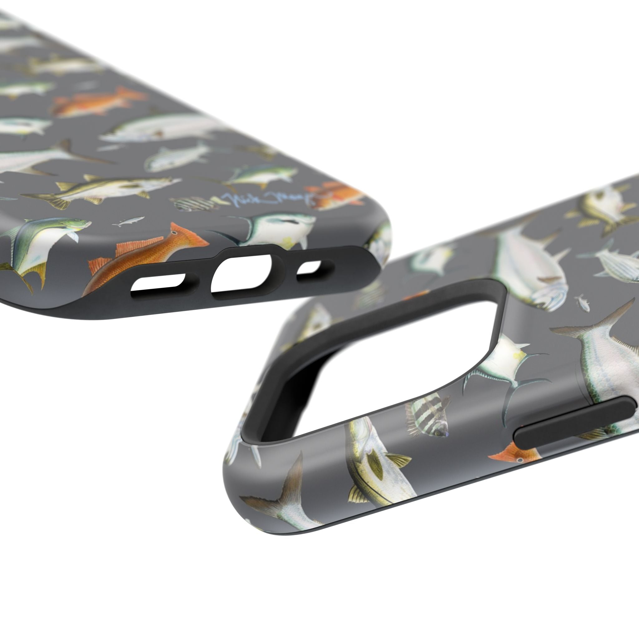 Southern Fish Grey MagSafe iPhone Case