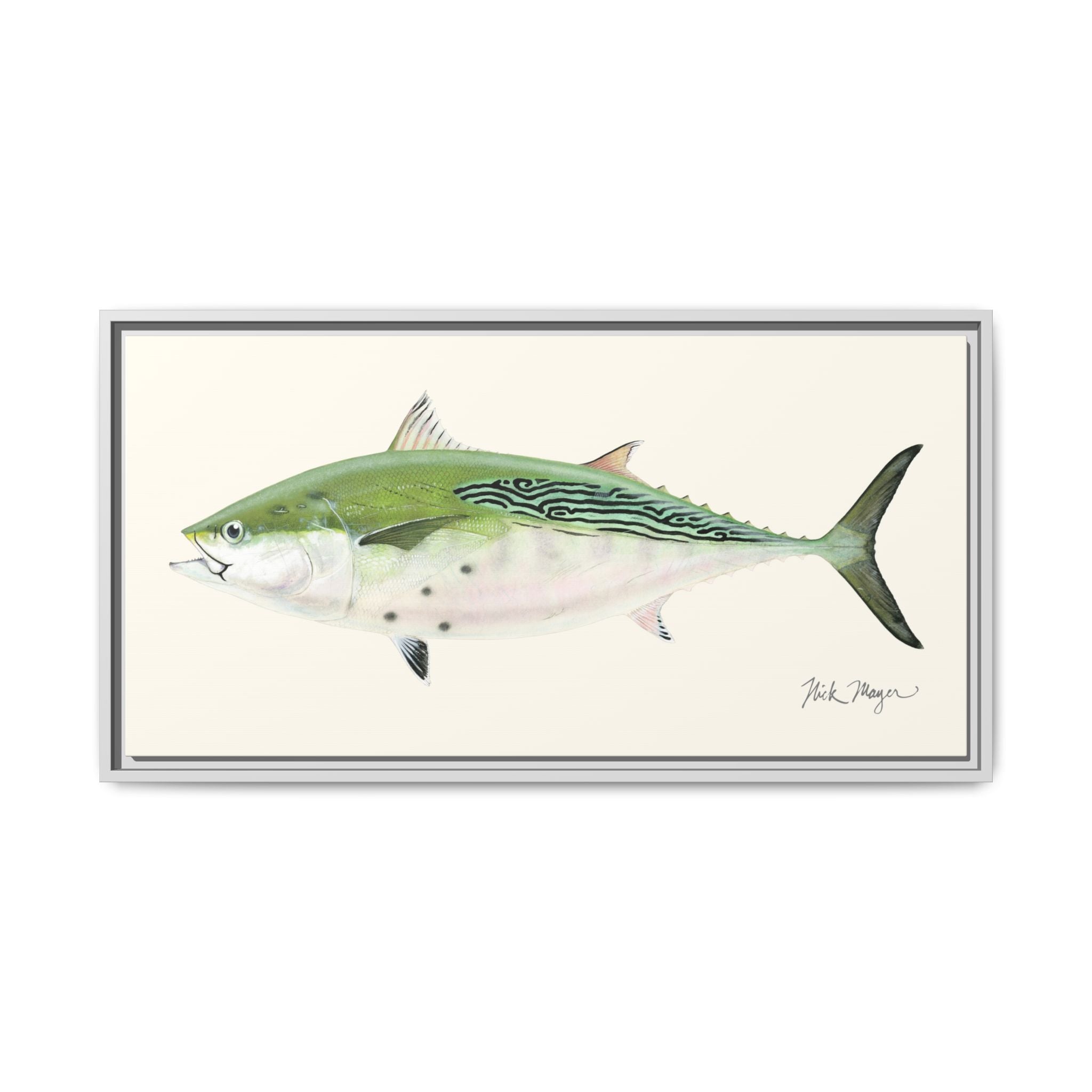 Albie Framed Canvas Print