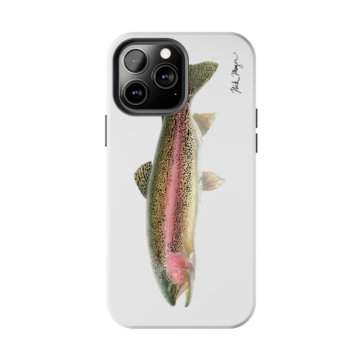 Rainbow Trout White Phone Case (iPhone) Printify
