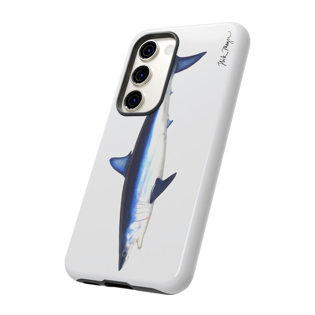 Mako Shark White Phone Case (Samsung) Printify