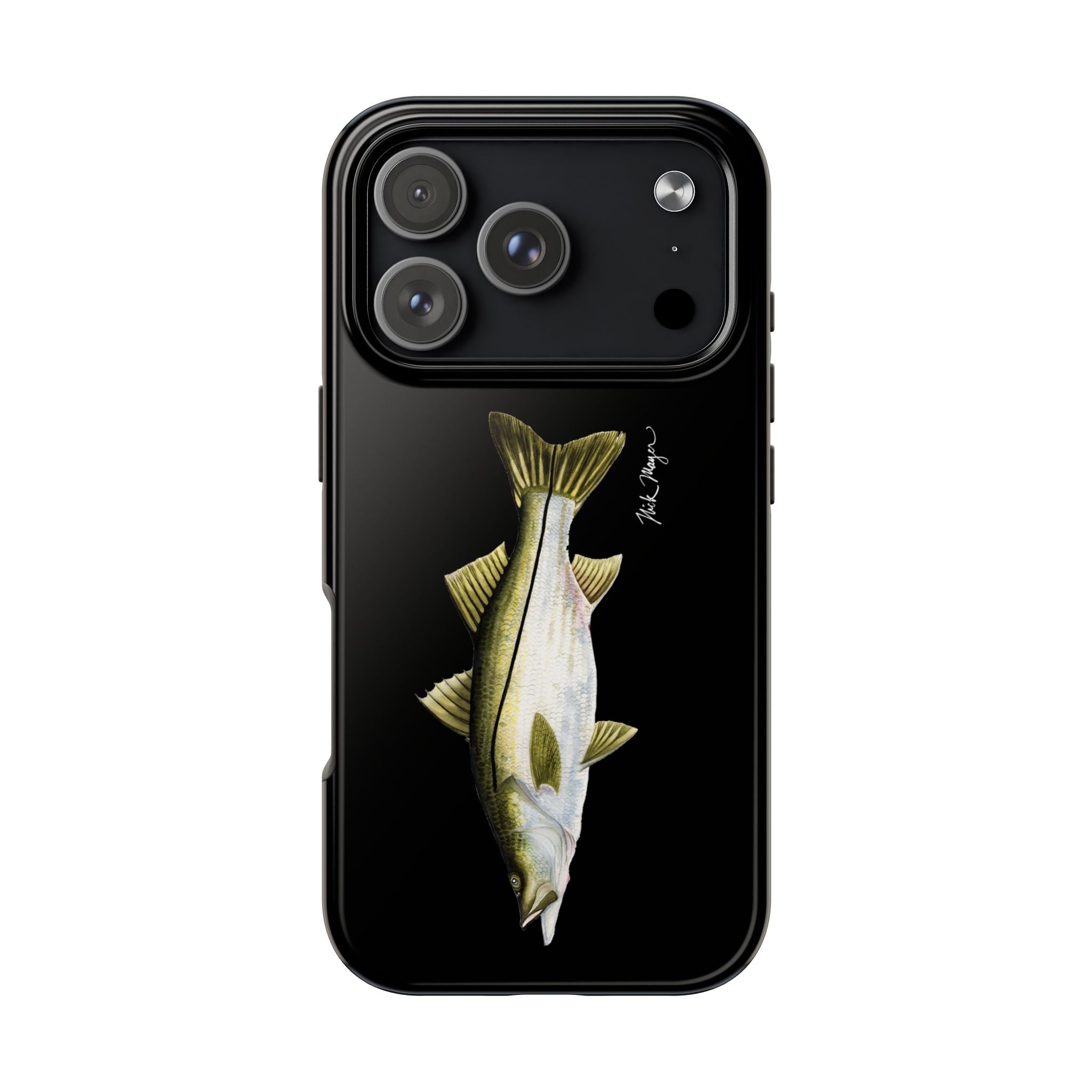 Snook Black Phone Case (iPhone)
