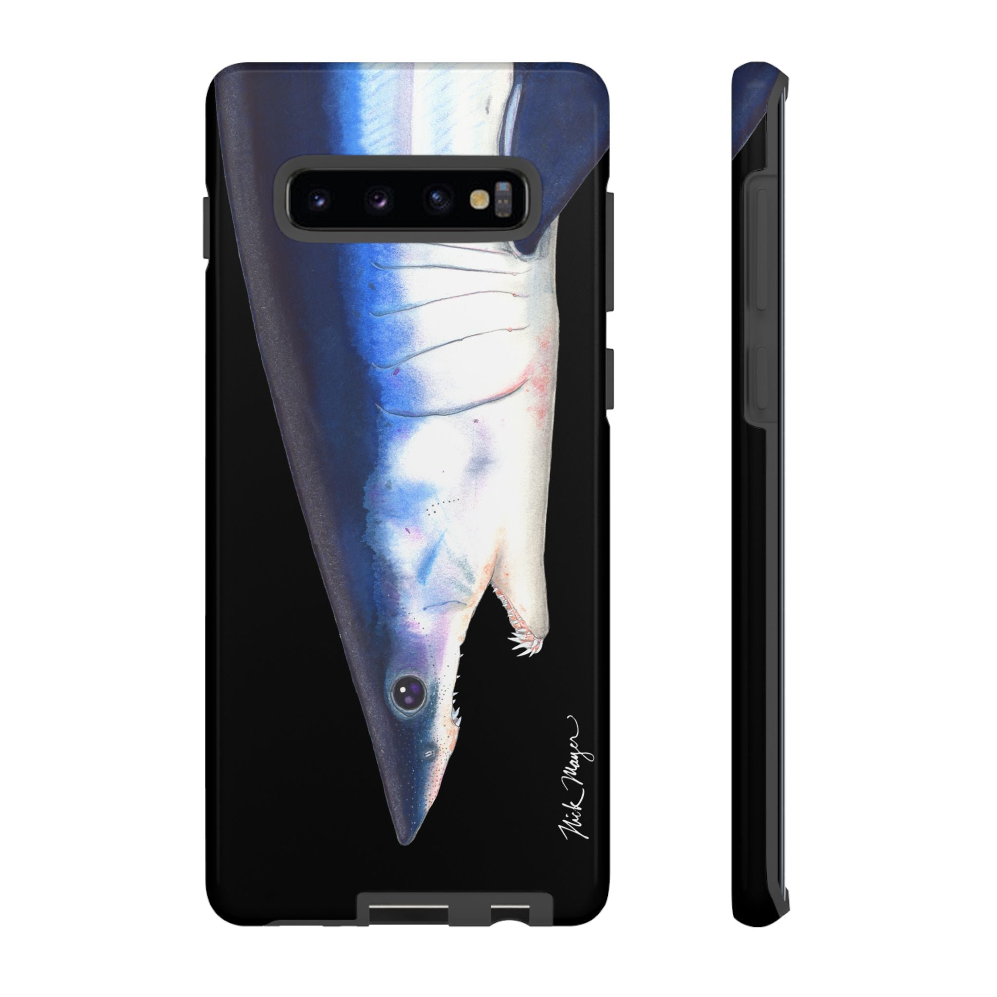 Mako Shark Face Black Phone Case (Samsung)