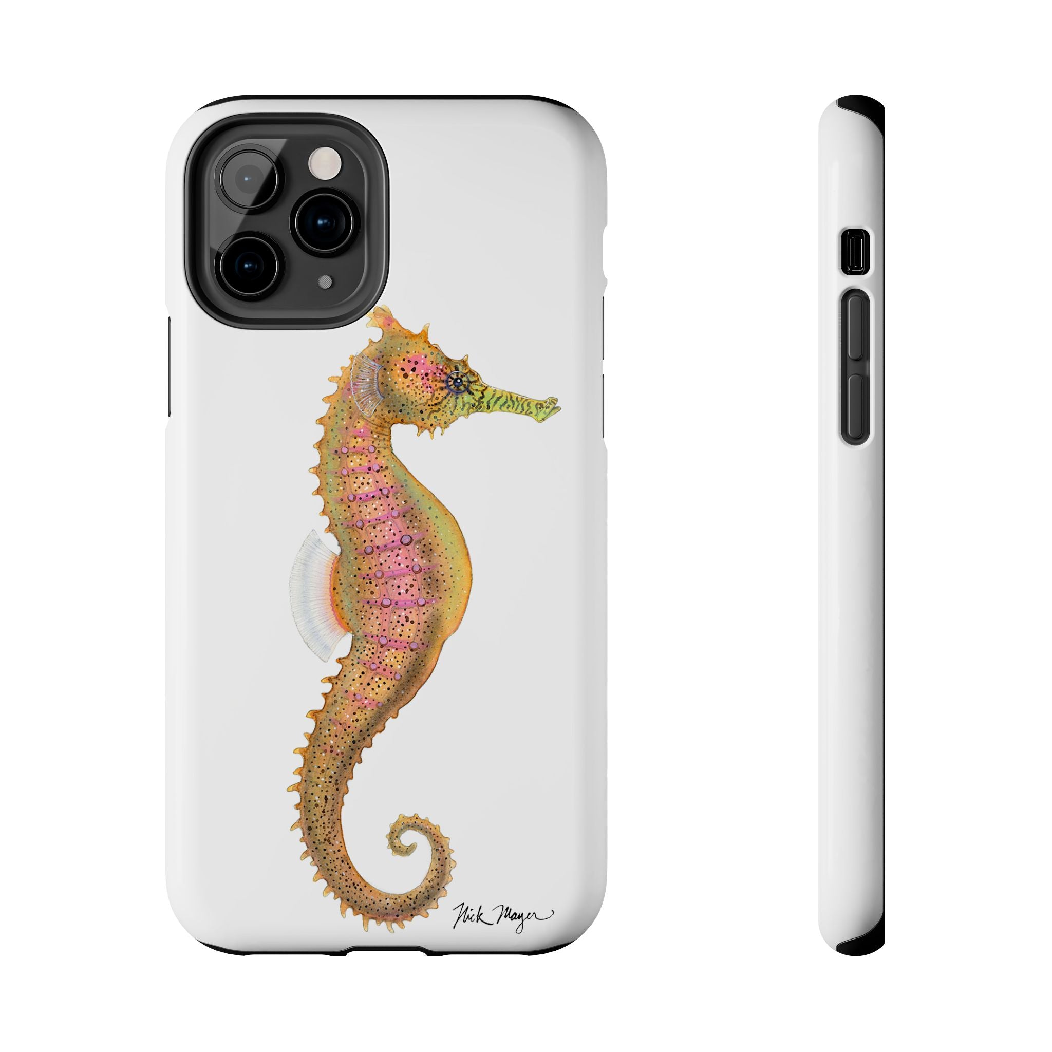 Pink Seahorse Phone Case (iPhone)