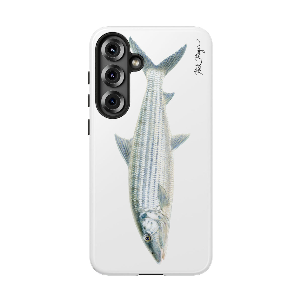 Bonefish White Phone Case (Samsung) Printify