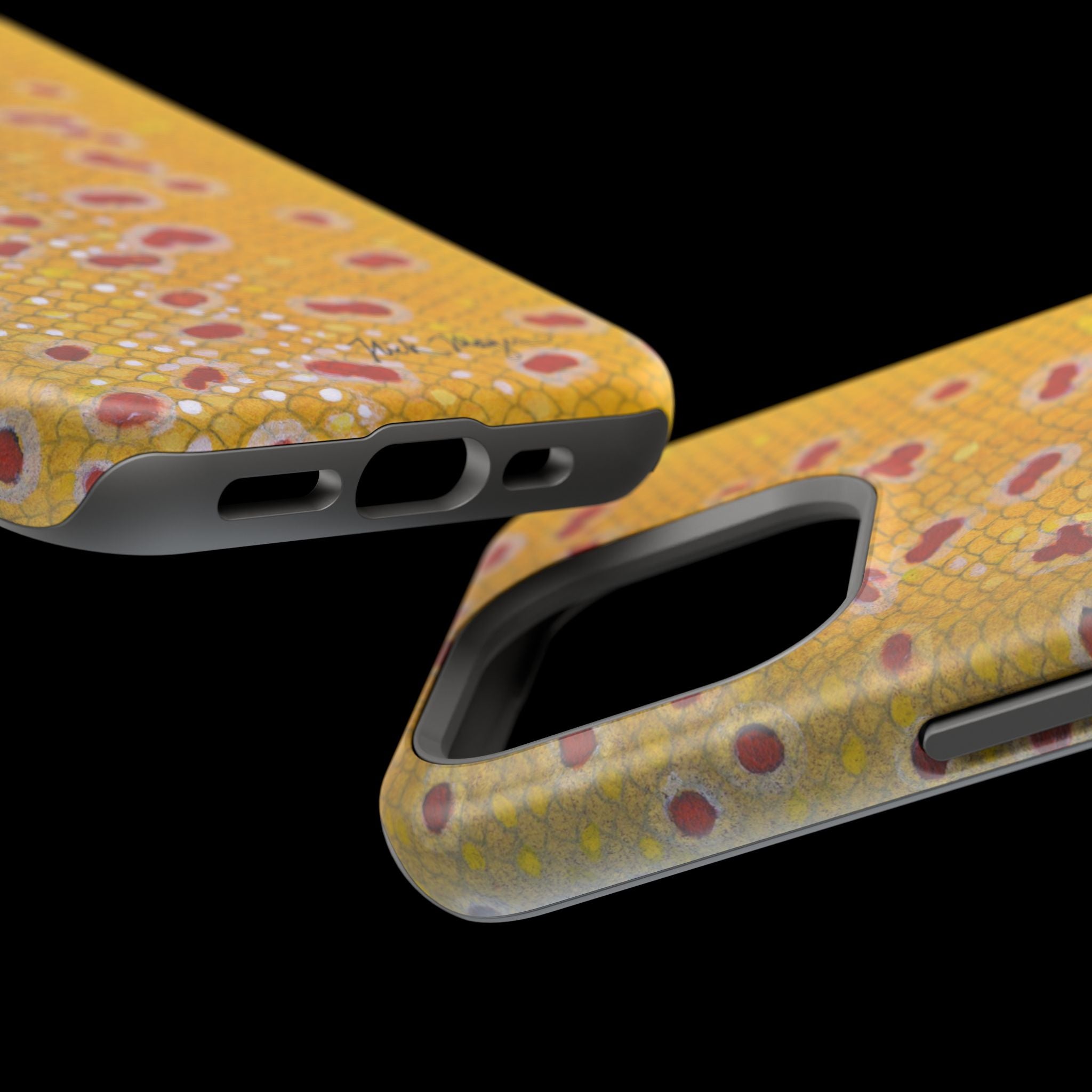 Brown Trout 3 Skin MagSafe iPhone Case