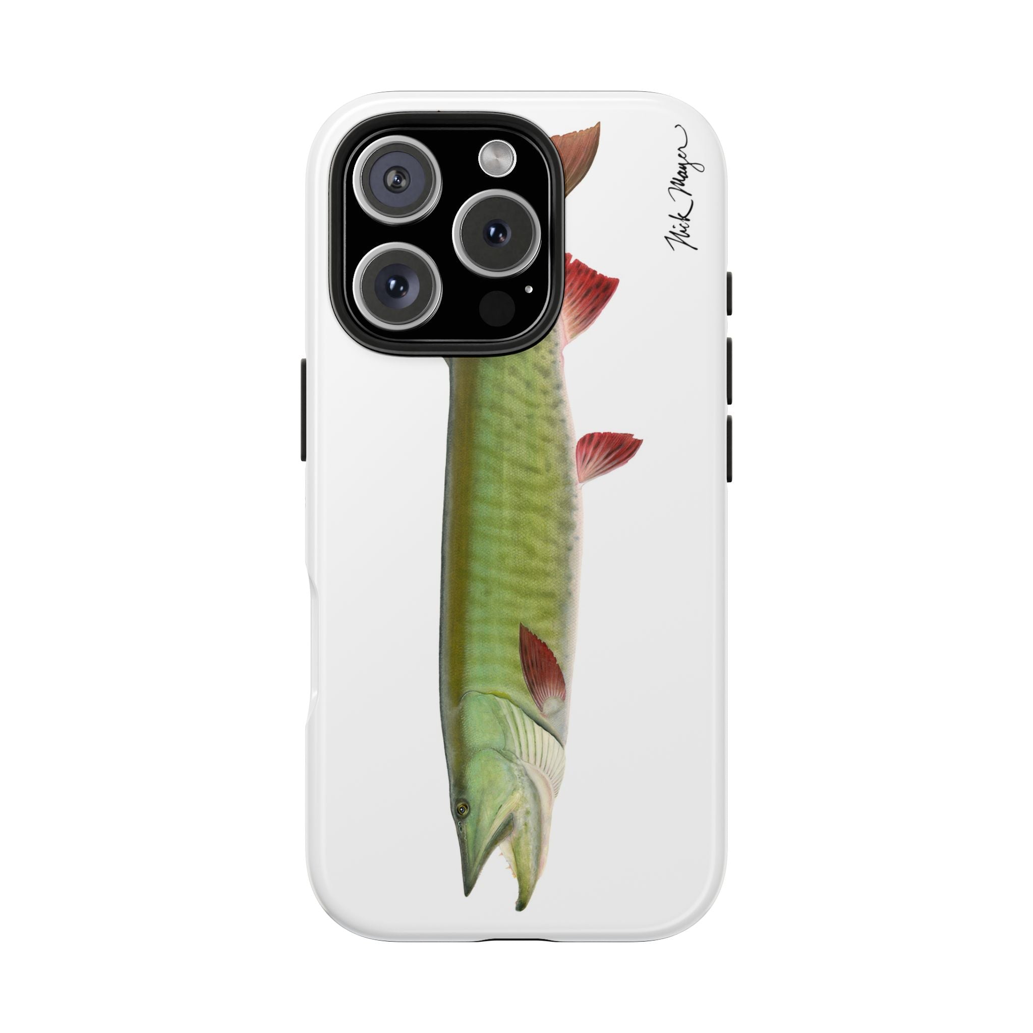 Trophy Muskie White Phone Case (iPhone)