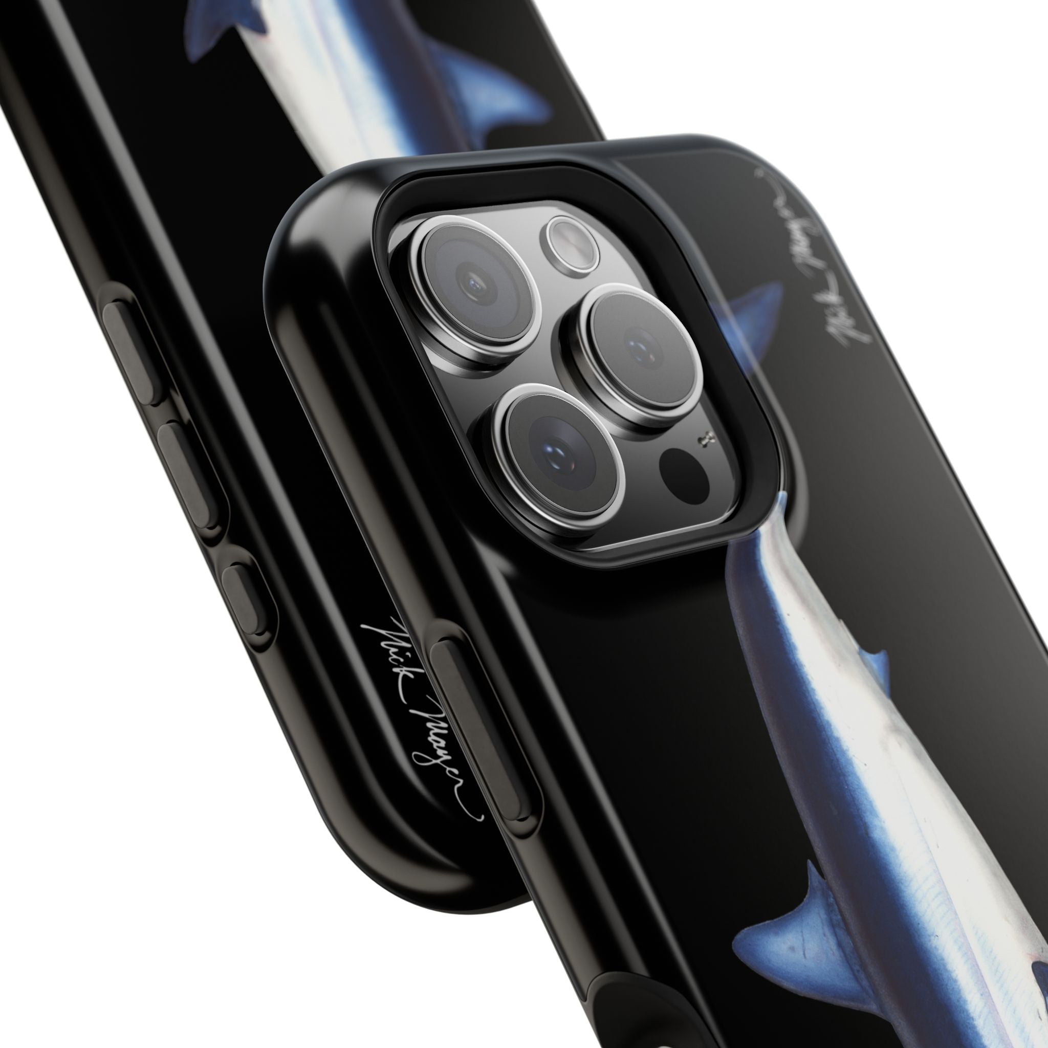 Mako Shark MagSafe Black iPhone Case
