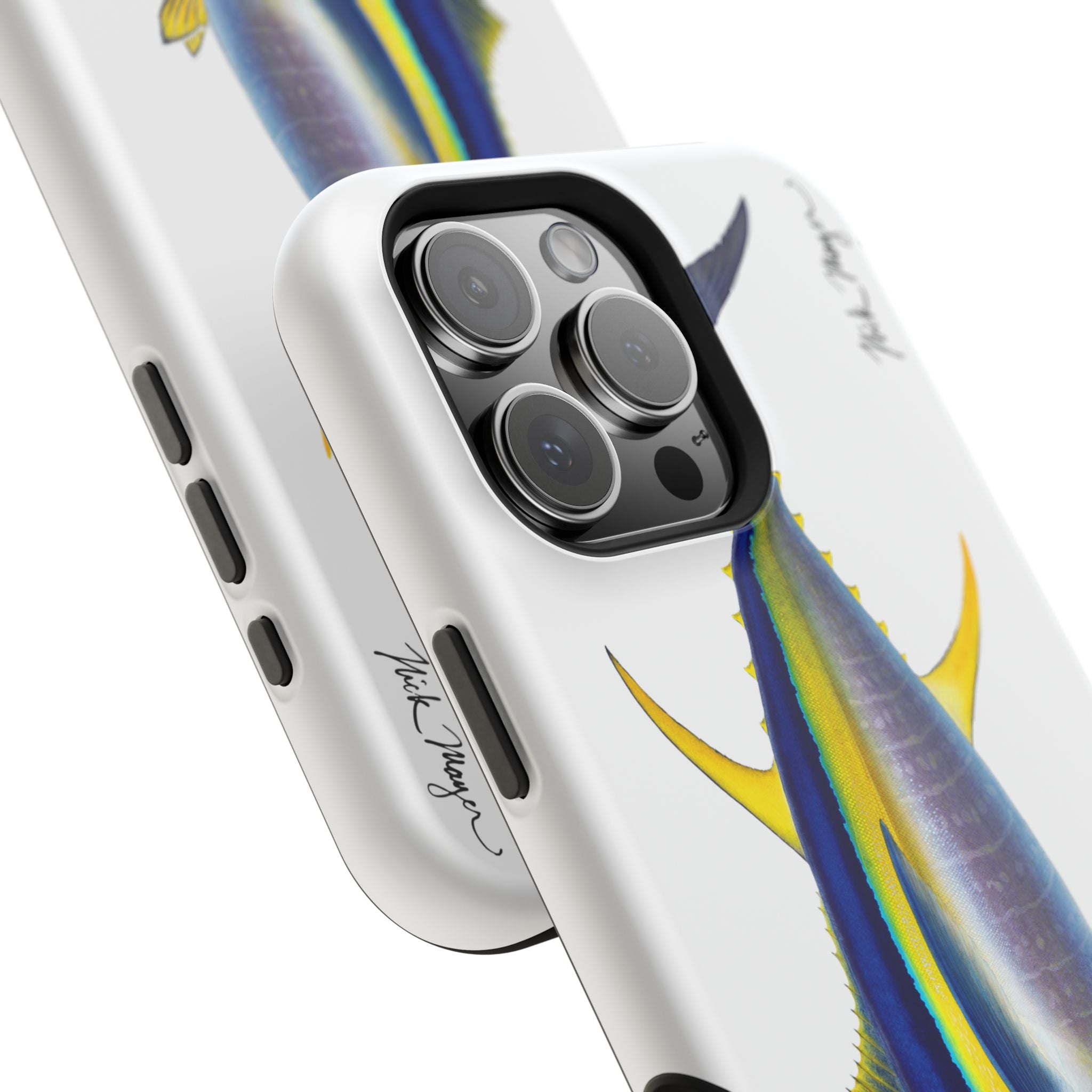 Yellowfin Tuna MagSafe White iPhone Case