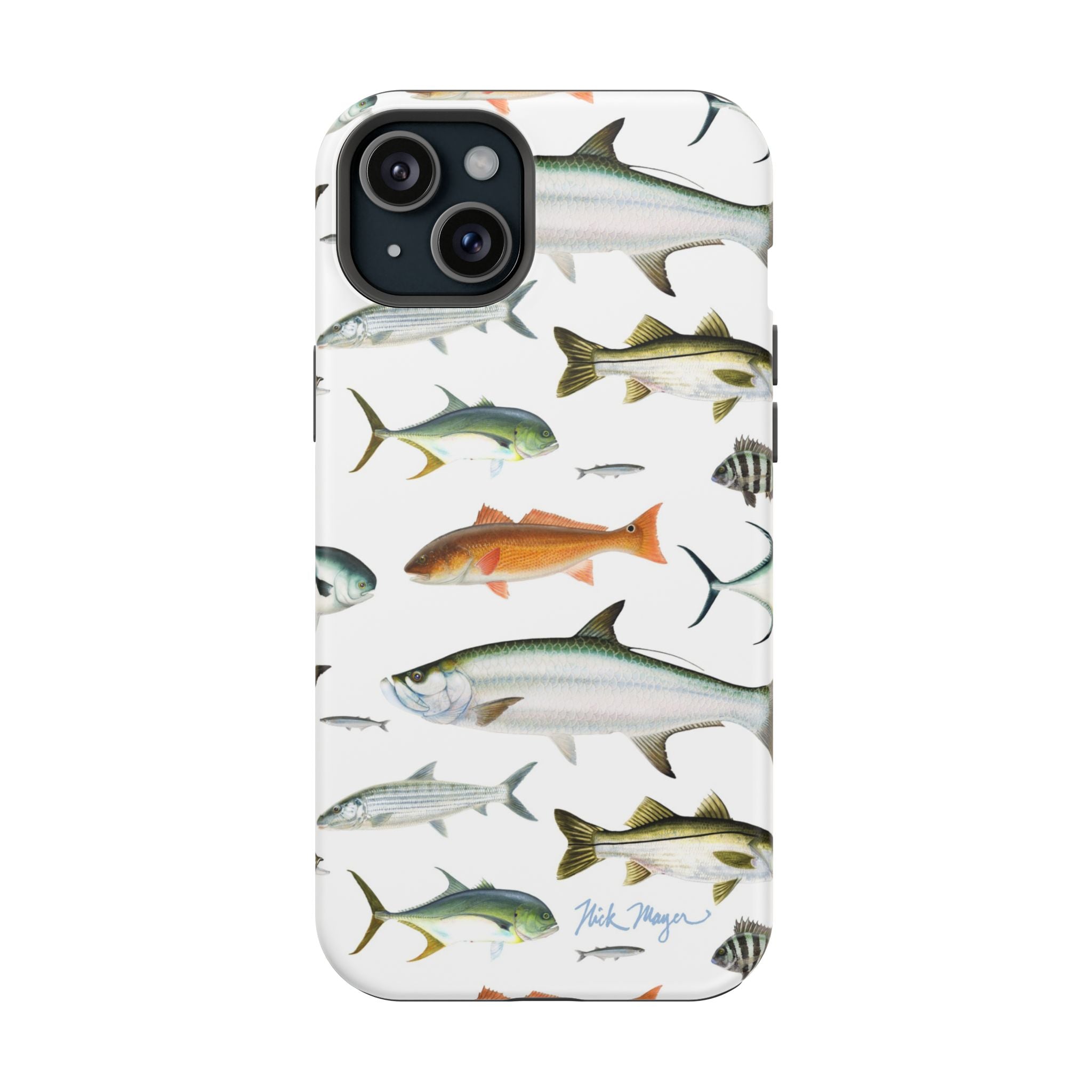 Southern Fish White MagSafe iPhone Case