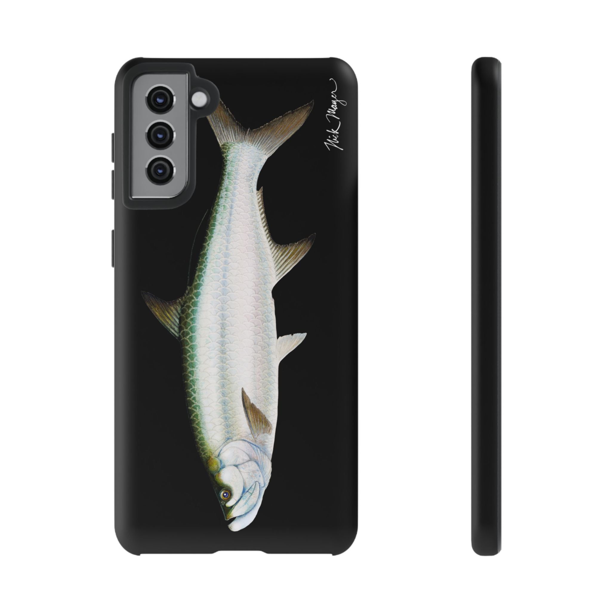 Tarpon Black Phone Case (Samsung) Printify