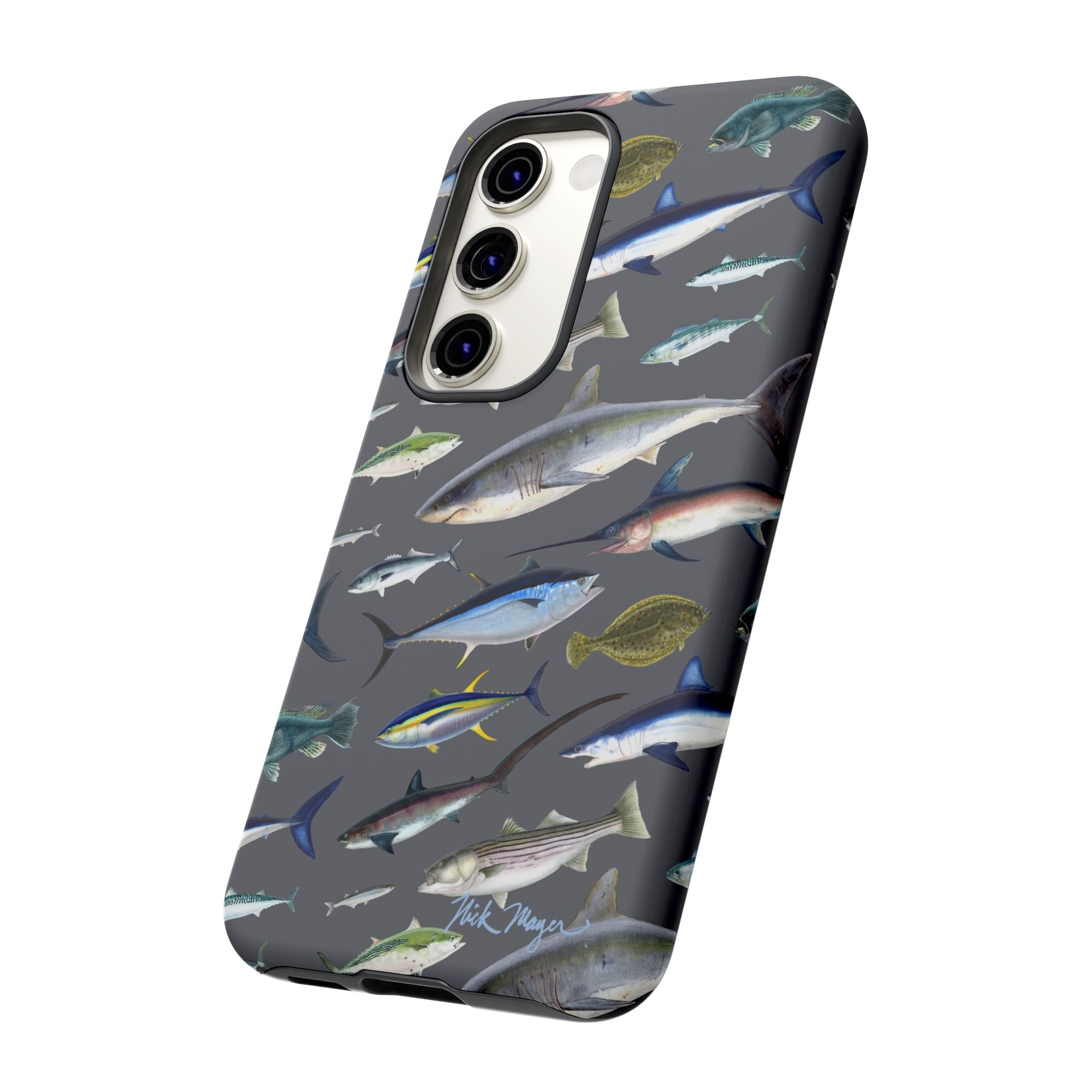 New England Offshore Fish Grey Phone Case, NEW!  (Samsung)