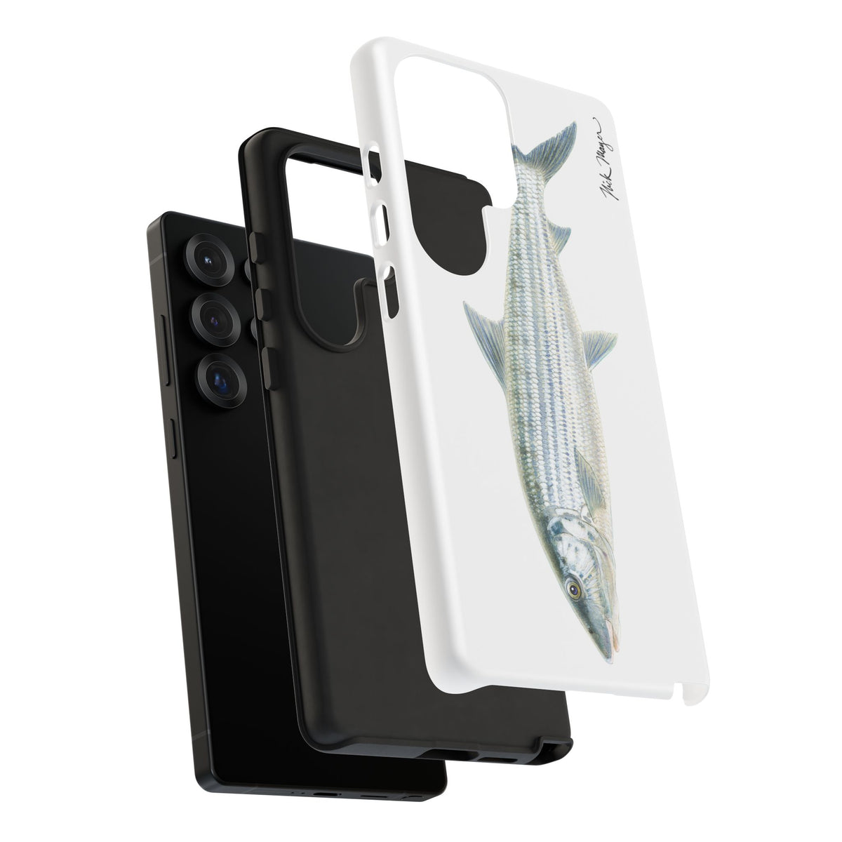 Bonefish White Phone Case (Samsung) Printify