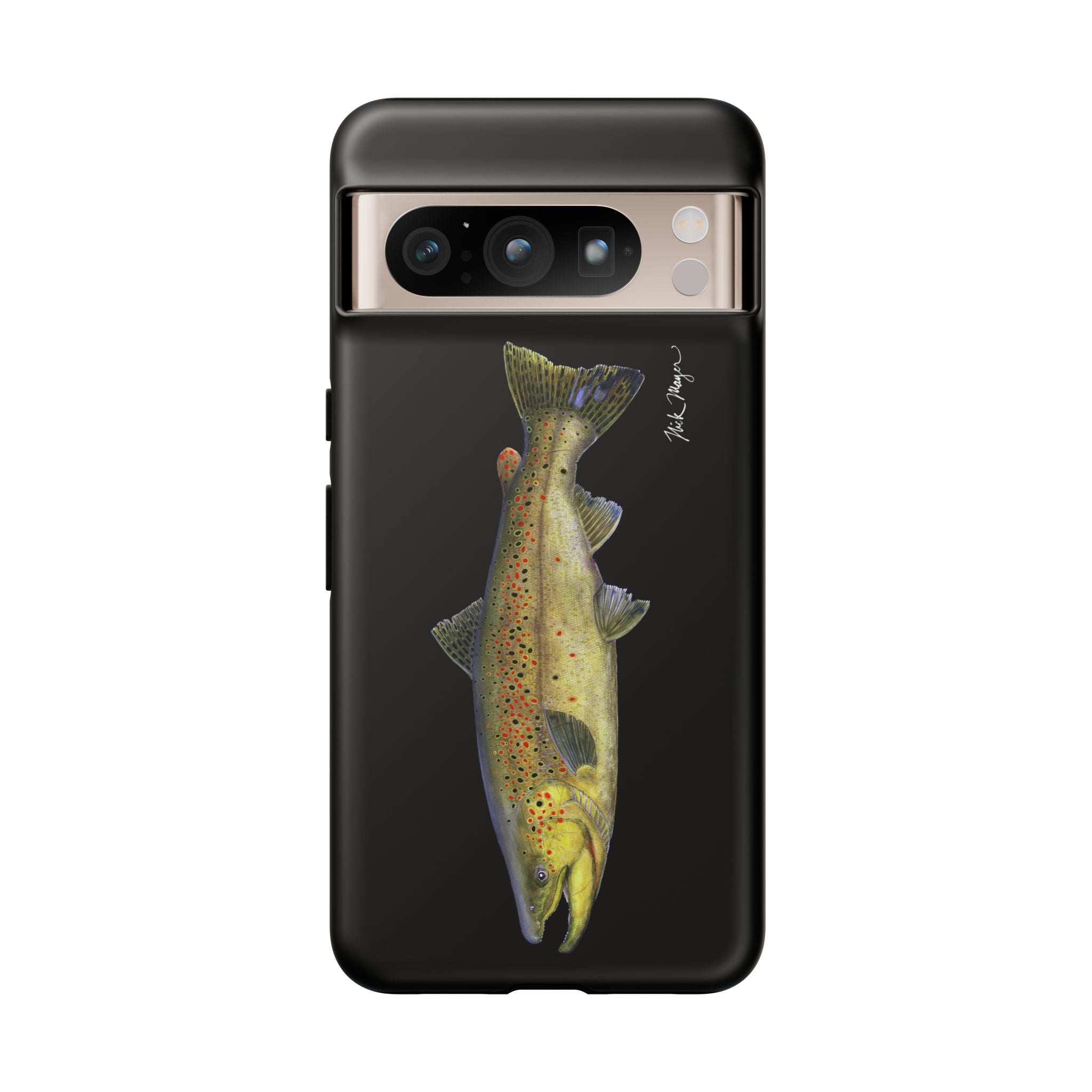 Brown Trout Black Phone Case (Samsung)