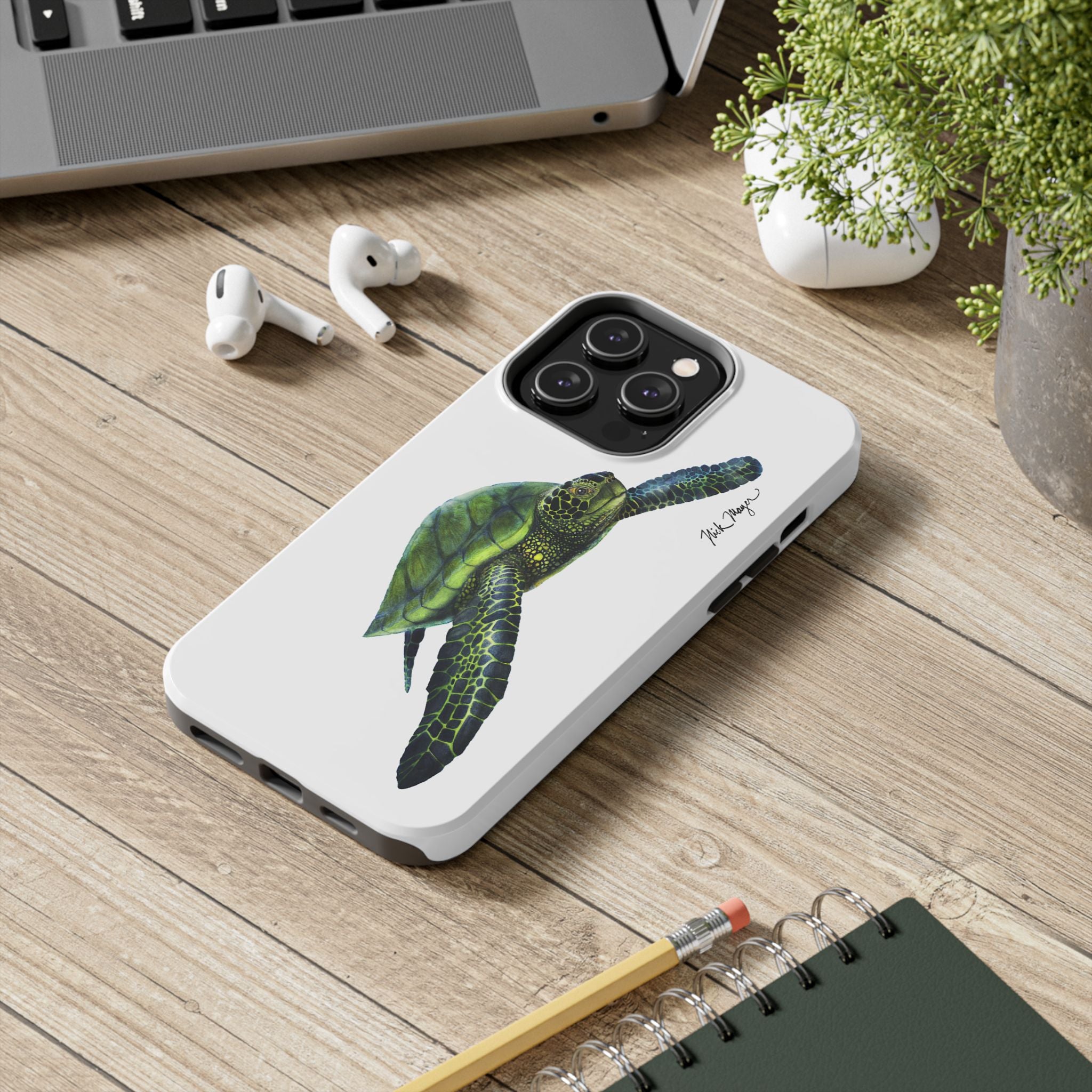 Green Sea Turtle Phone Case (iPhone)
