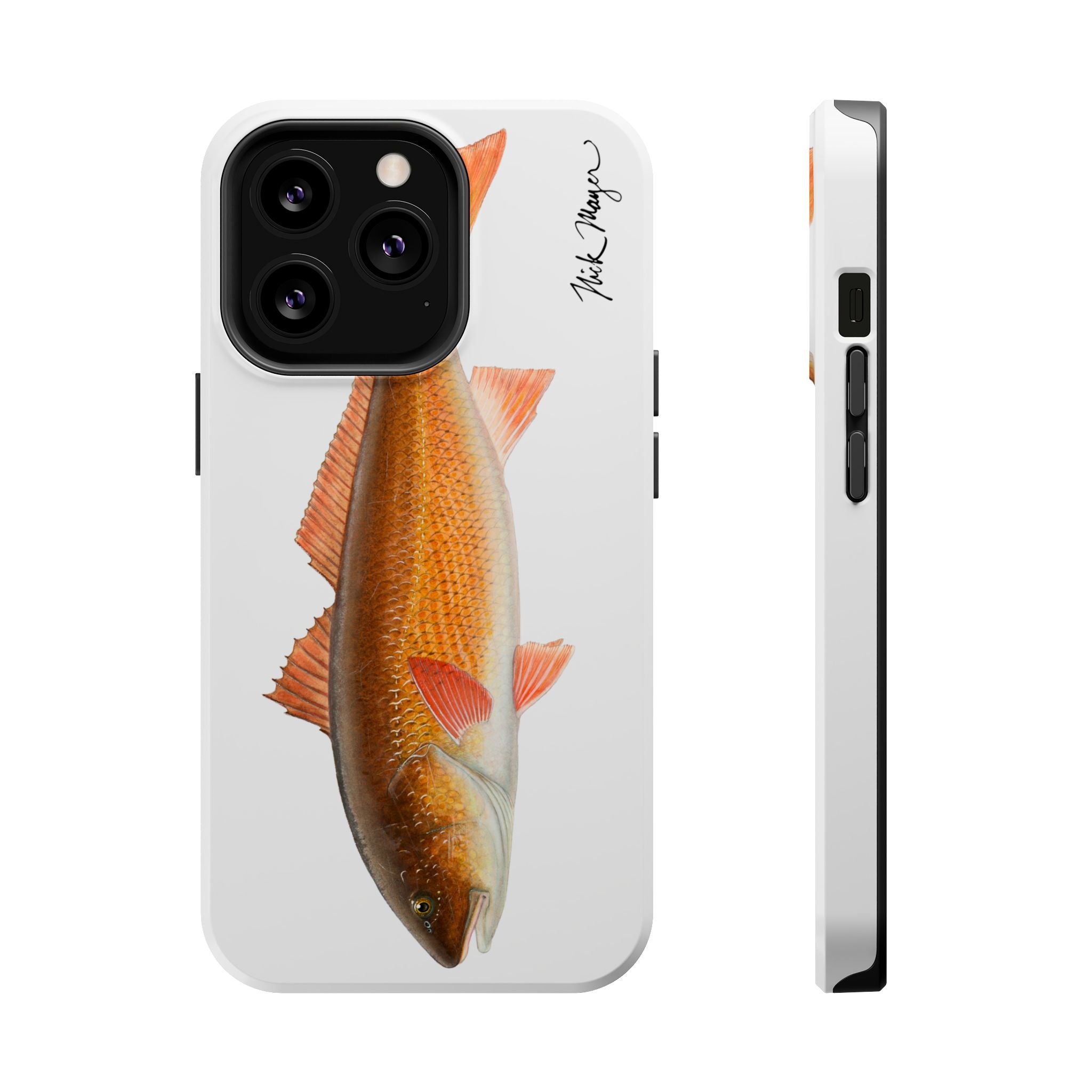 Redfish MagSafe White iPhone Case