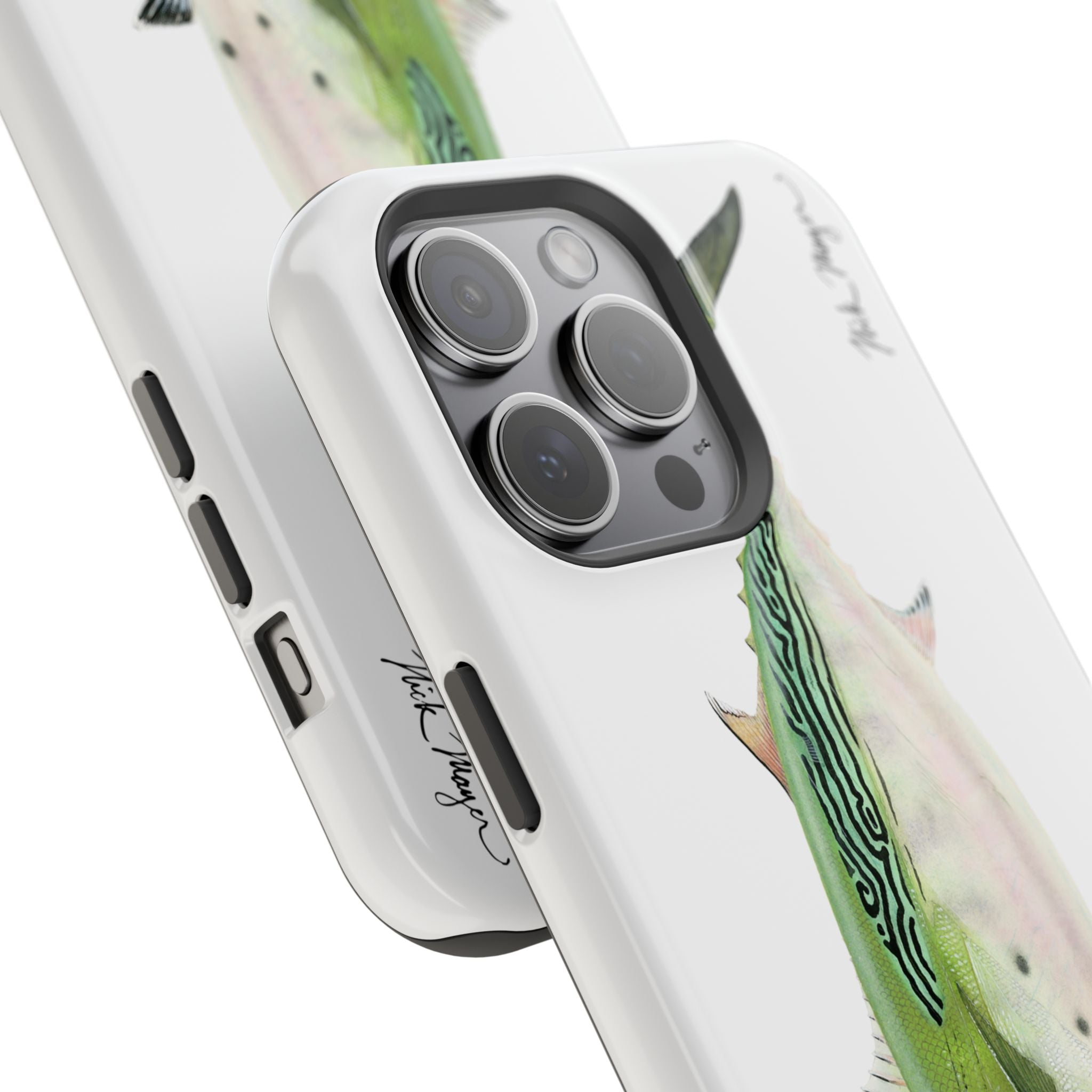 Albie MagSafe White iPhone Case