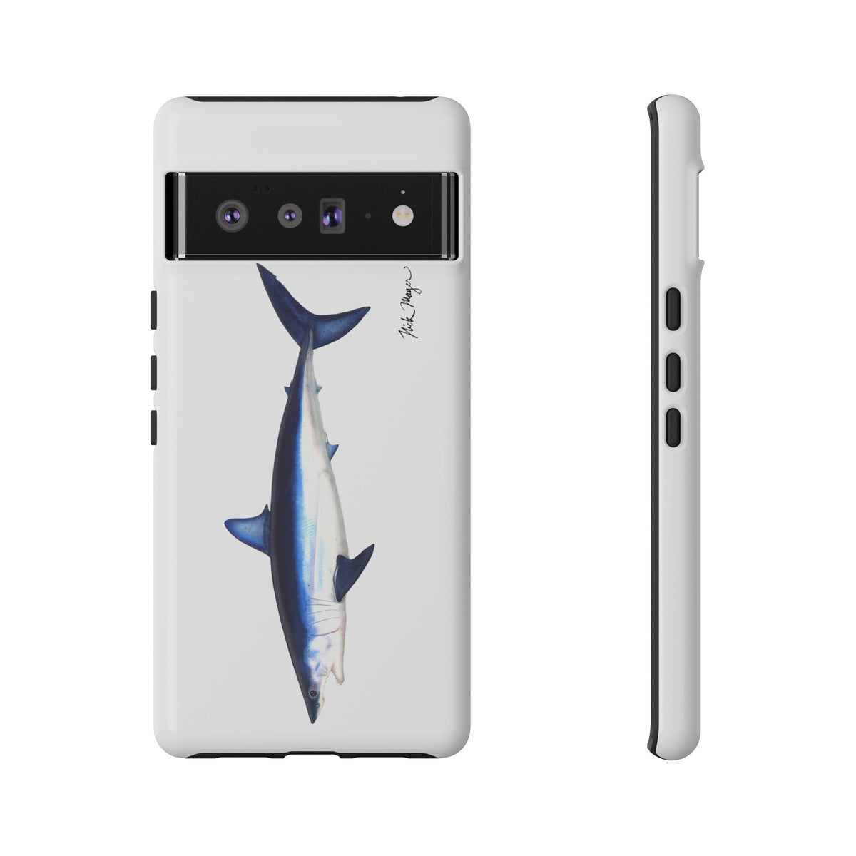 Mako Shark White Phone Case (Samsung) Printify