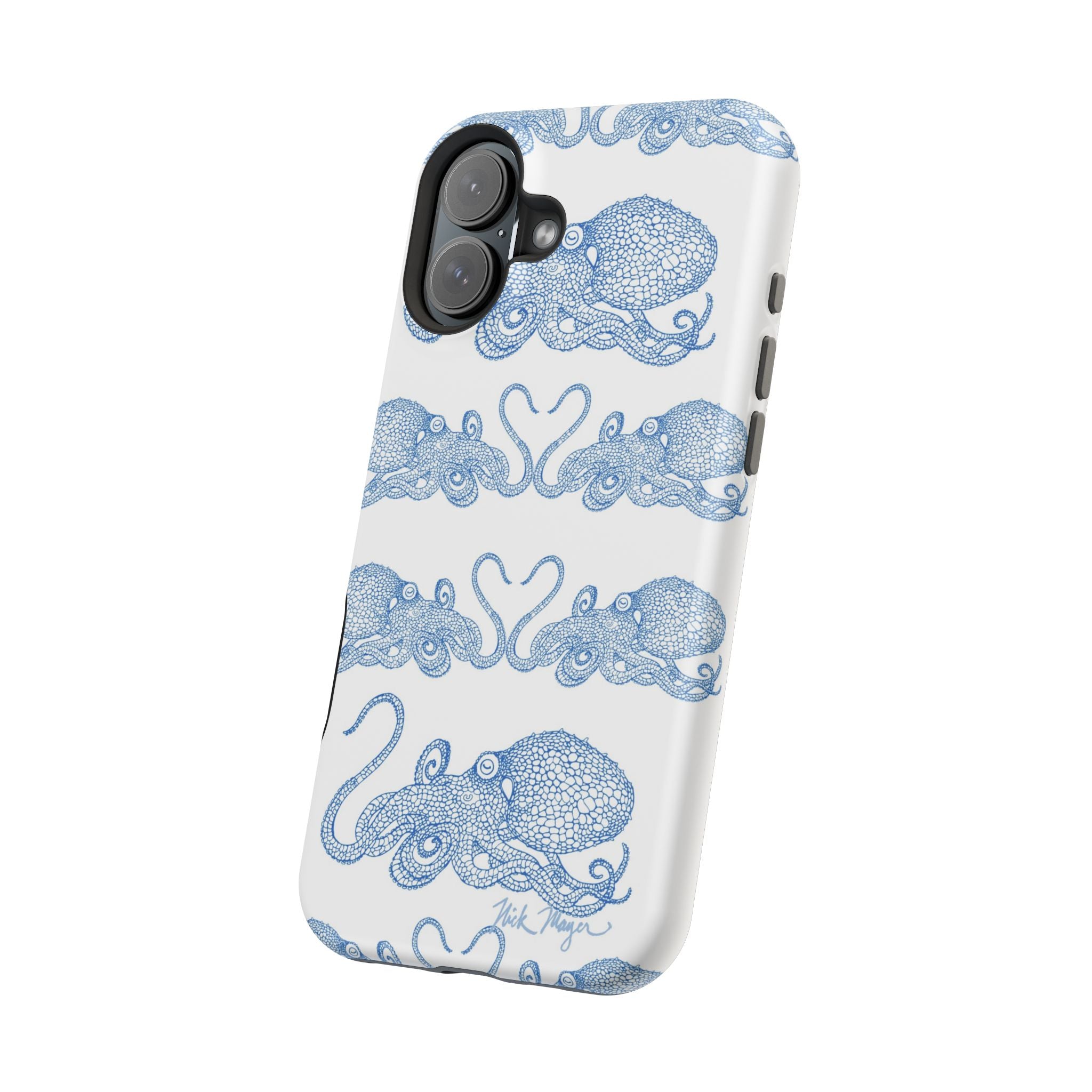 Blue Octopus 1 MagSafe iPhone Case