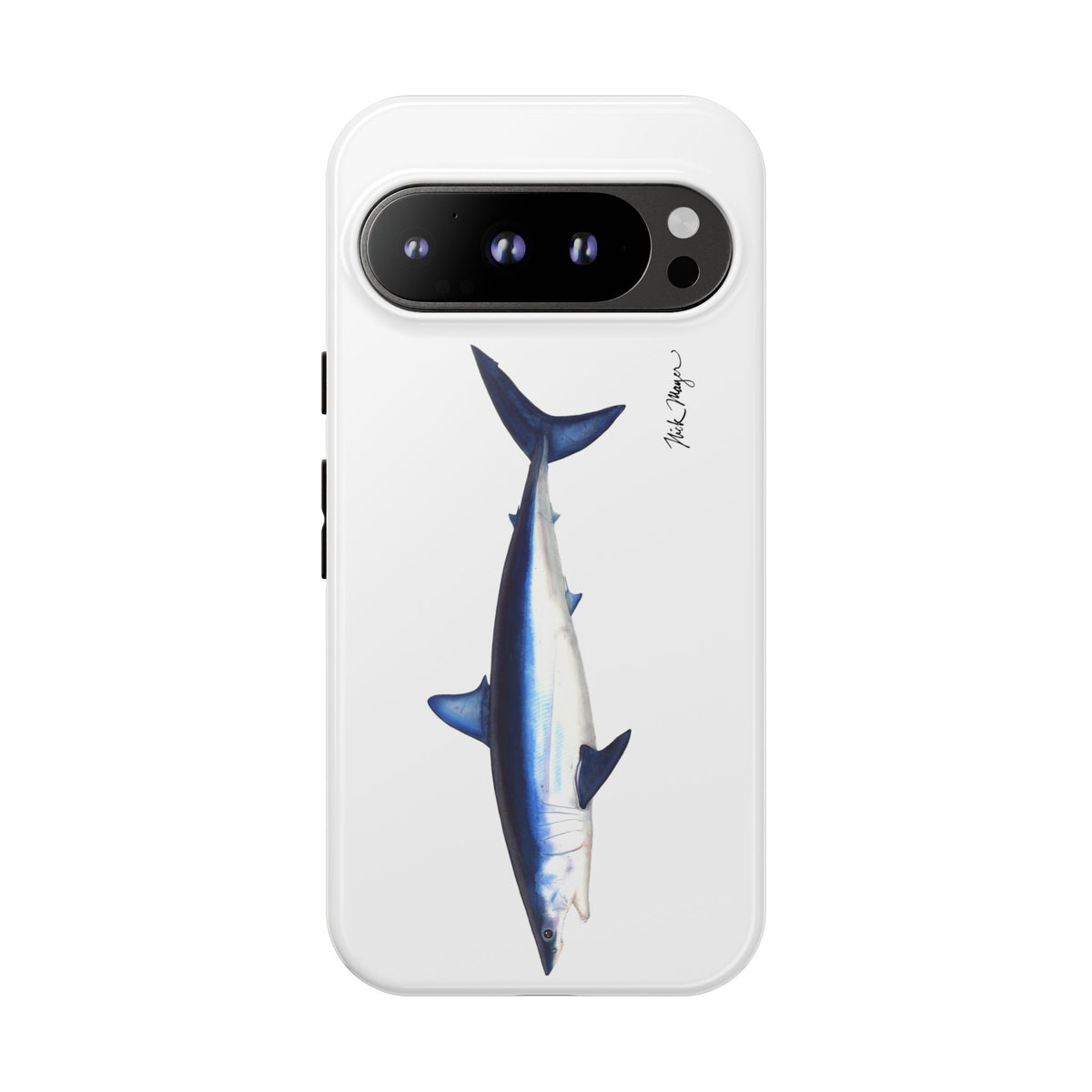 Mako Shark White Phone Case (Samsung) Printify