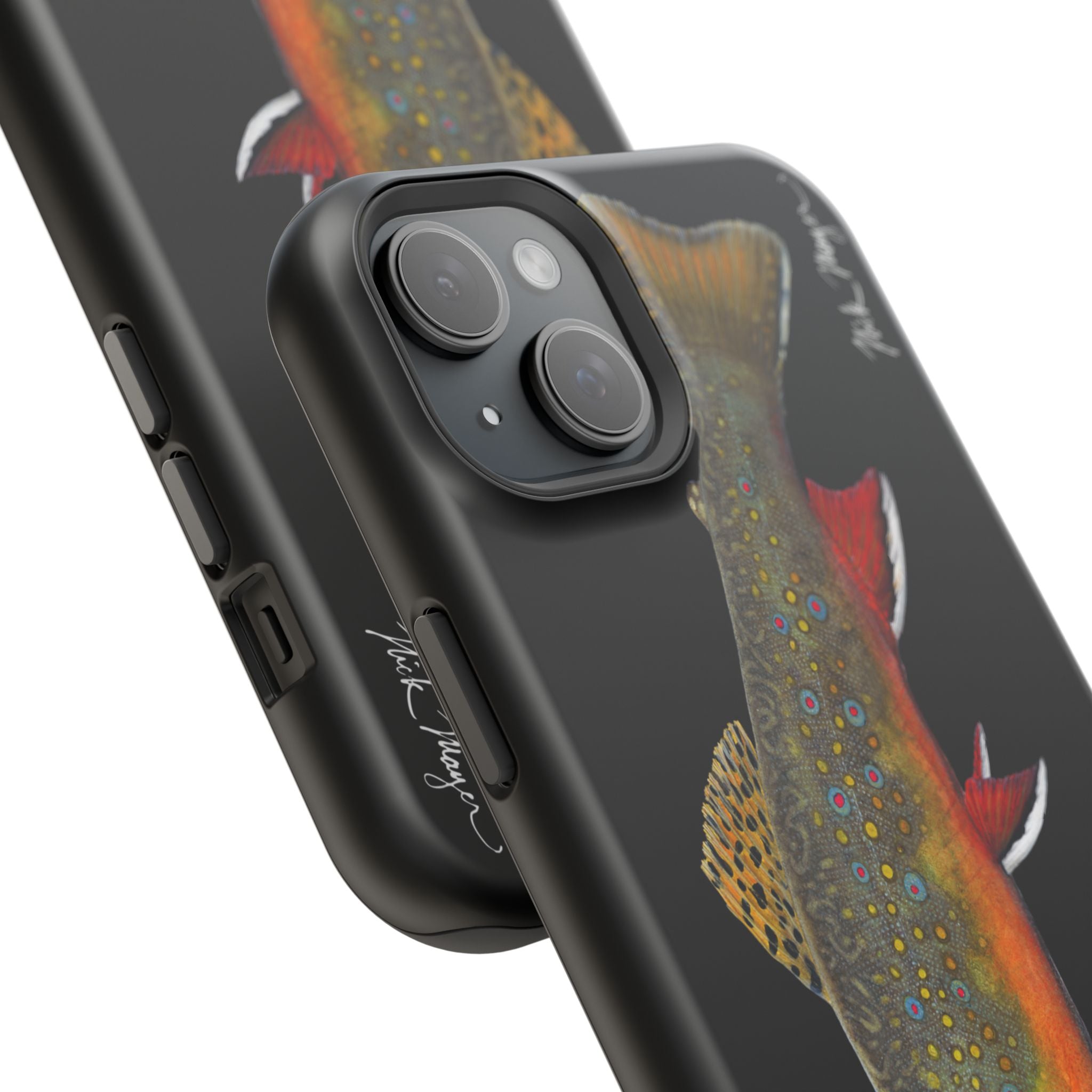 Brook Trout MagSafe Black iPhone Case